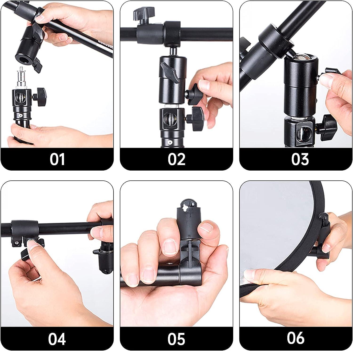 BEIYANG Reflector Holder for Photography, Multi Functional Reflector