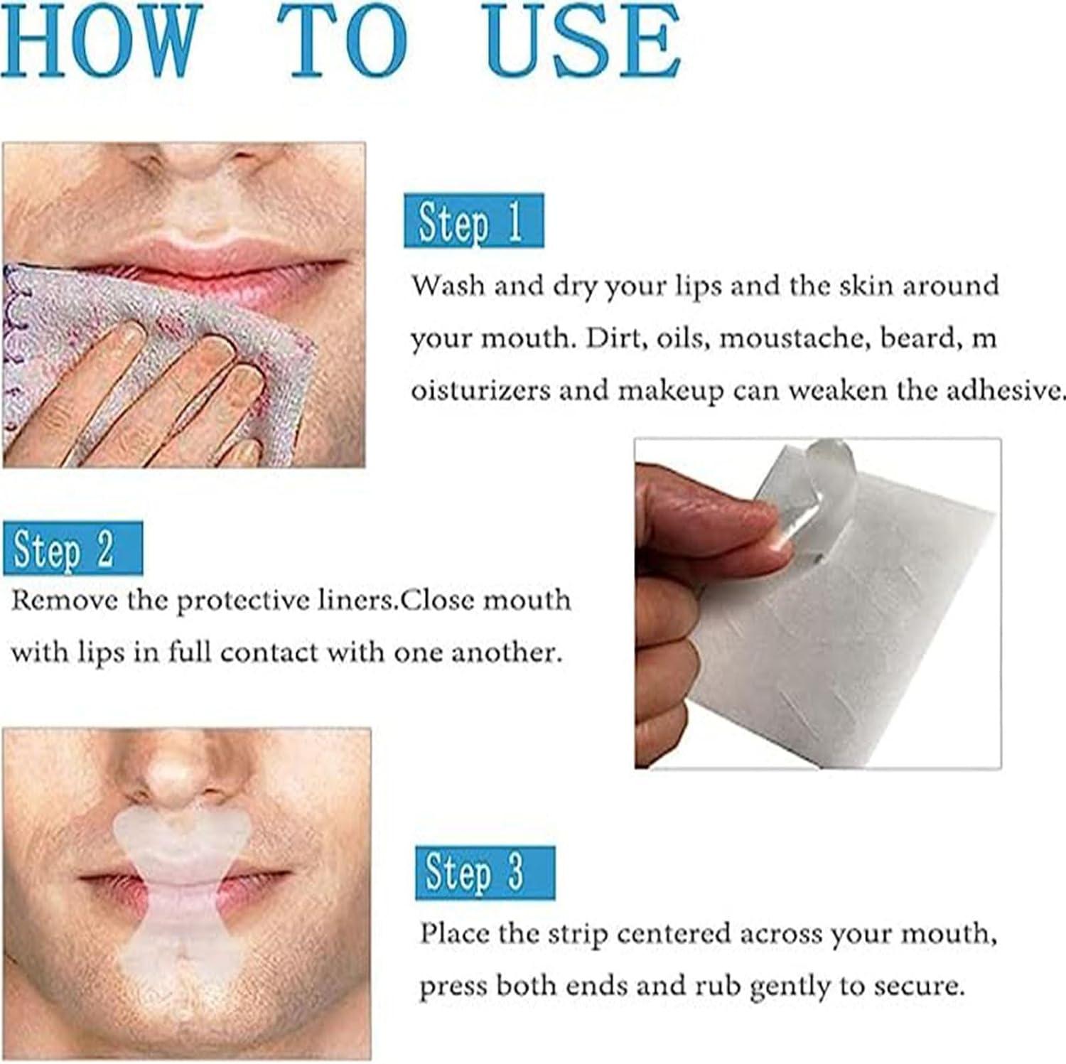 KSHSAA 120PCS Sleep Strips Mouth Tape Mouth Tape for Sleeping Nasal