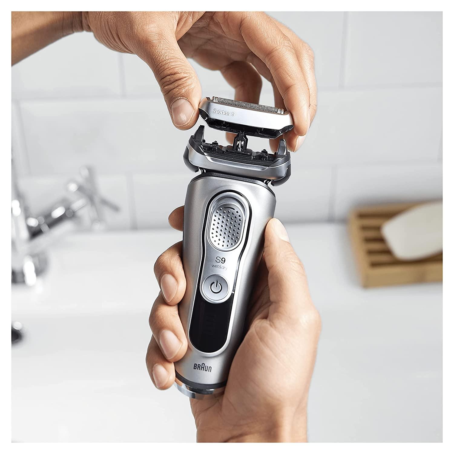 Braun Series 9 Electric Shaver Replacement Head - 92M - Compatible with All Series  9 Electric Razors 9290cc, 9291cc, 9370cc, 9293s, 9385cc, 9390cc, 9330s,  9296cc