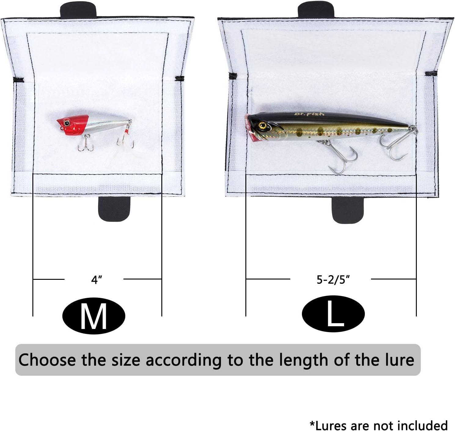 Dr.Fish 3pk Fishing Lure Cover Lure Protectors Wraps Storage Hook