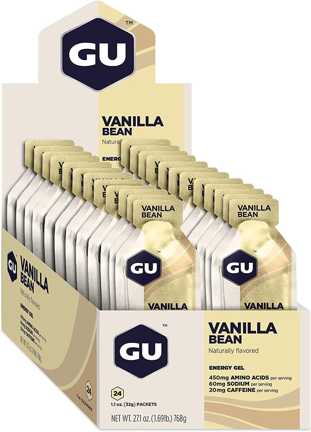 Gel énergétique GU Vanilla Bean - Lot De 24, Neuf, Pour Le Sport