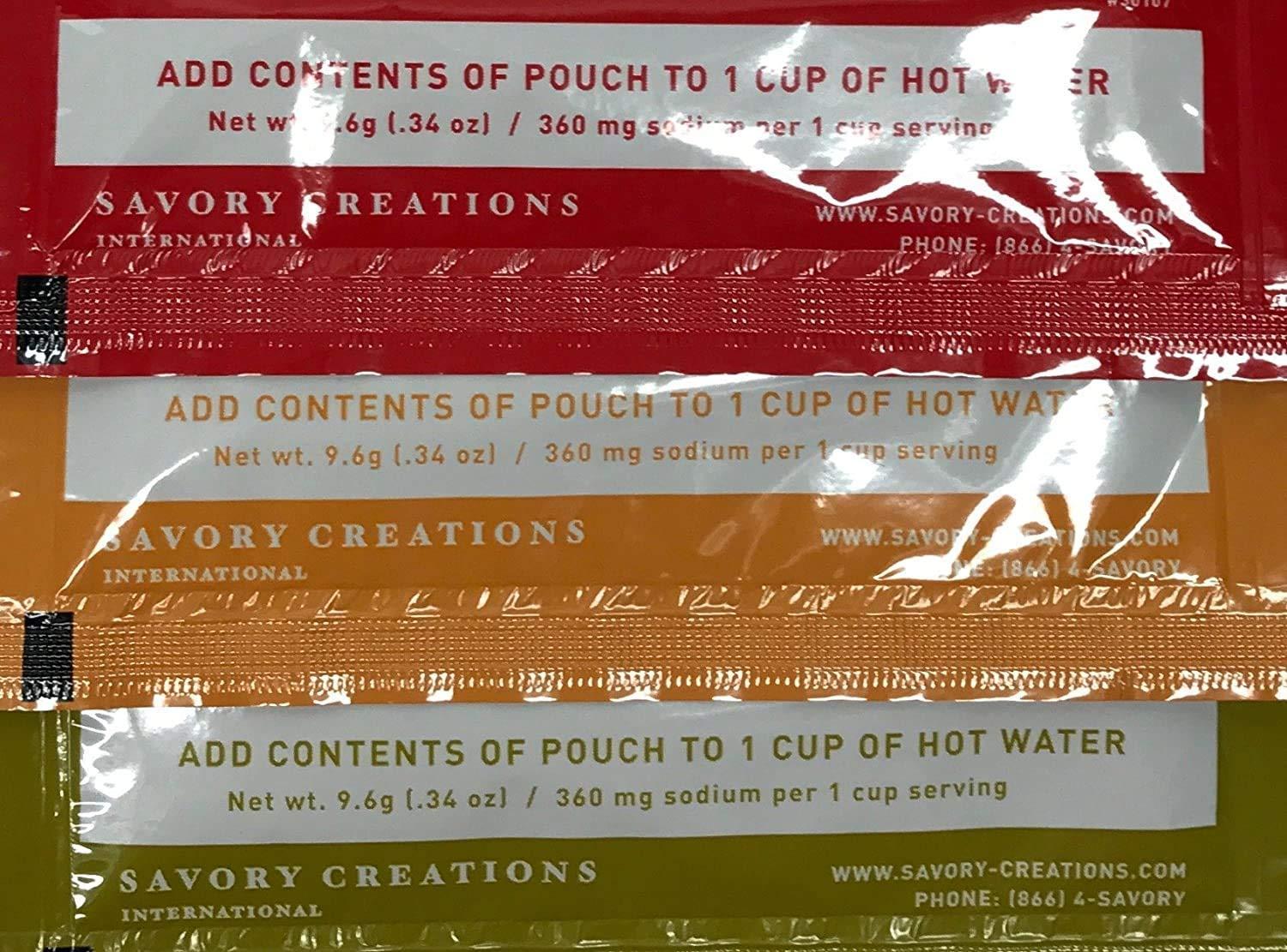 Savory Choice Variety Pack Chicken Broth Concentrate 5.1 oz, Beef