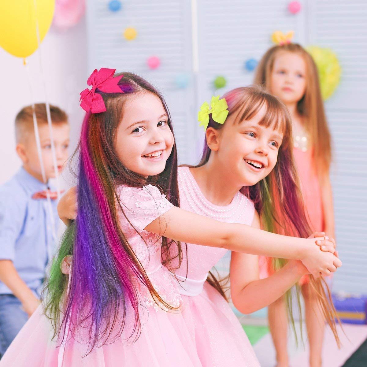 Hair Chalk, Hair Chalk for Girls (Large 24 colors) 24 Count (Pack of 1)