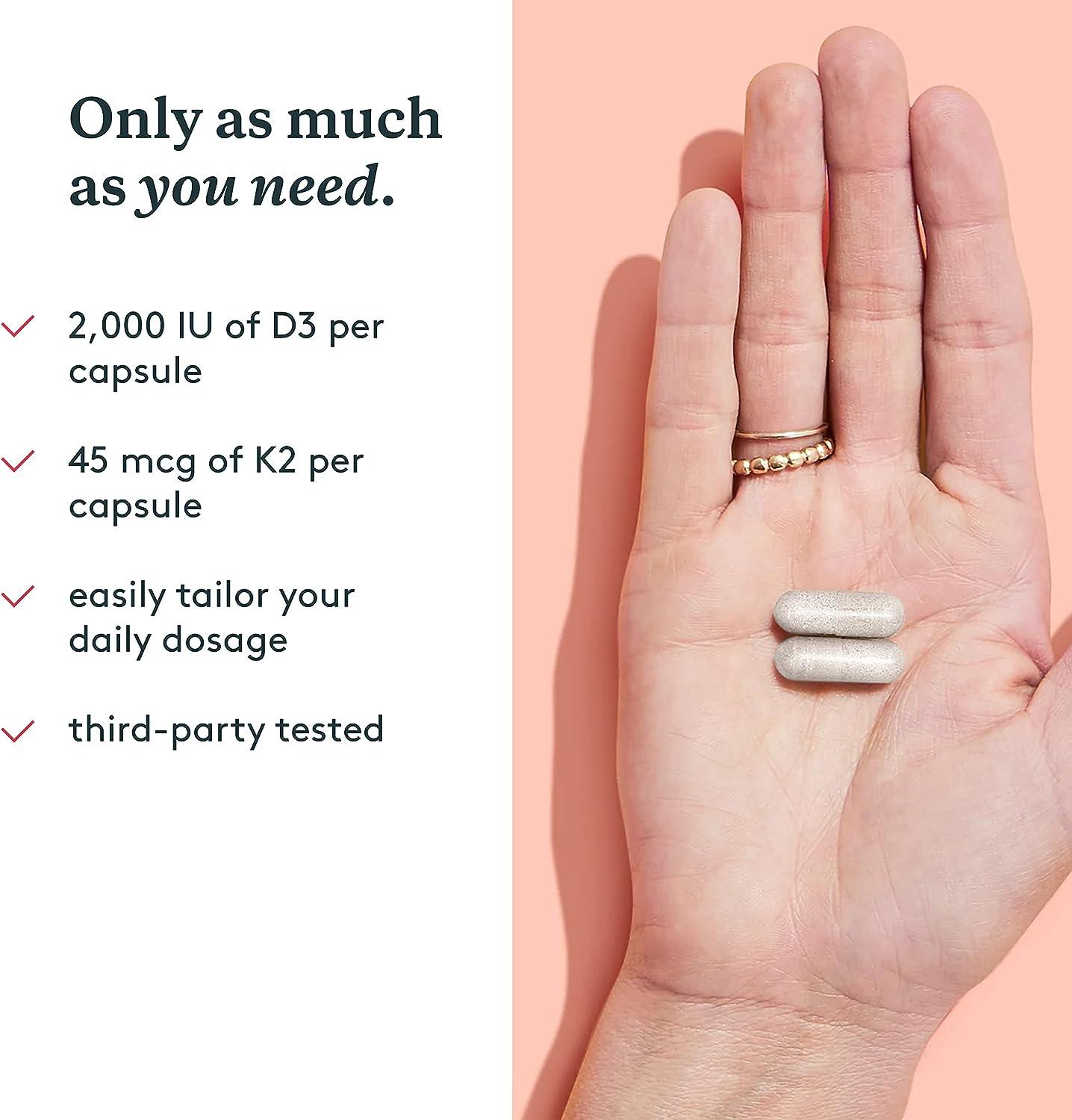 Advanced Prenatal Vitamin D3/K2 for Healthy Pregnancy and Breastfeeding