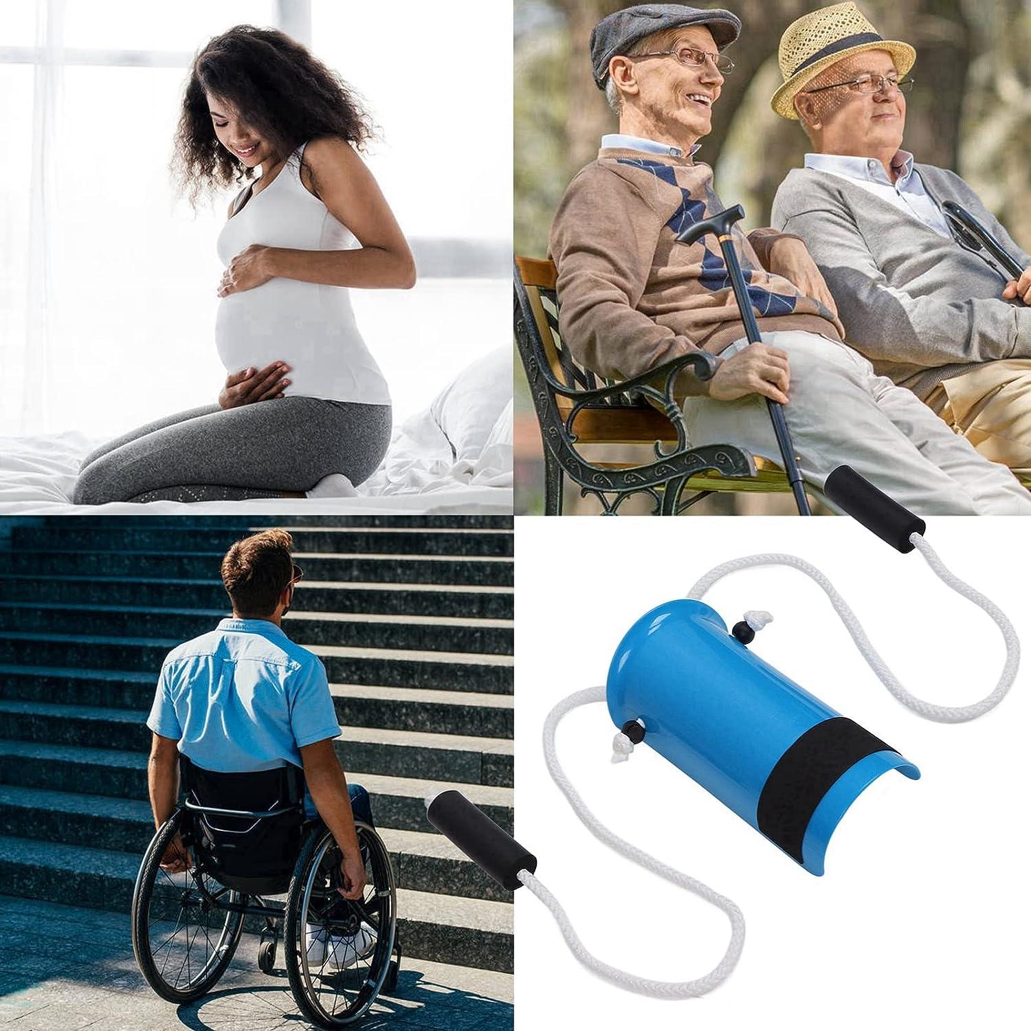 Compression Sock Aid Device for Seniors & Elderly Easy On/Off Kit (Blue)