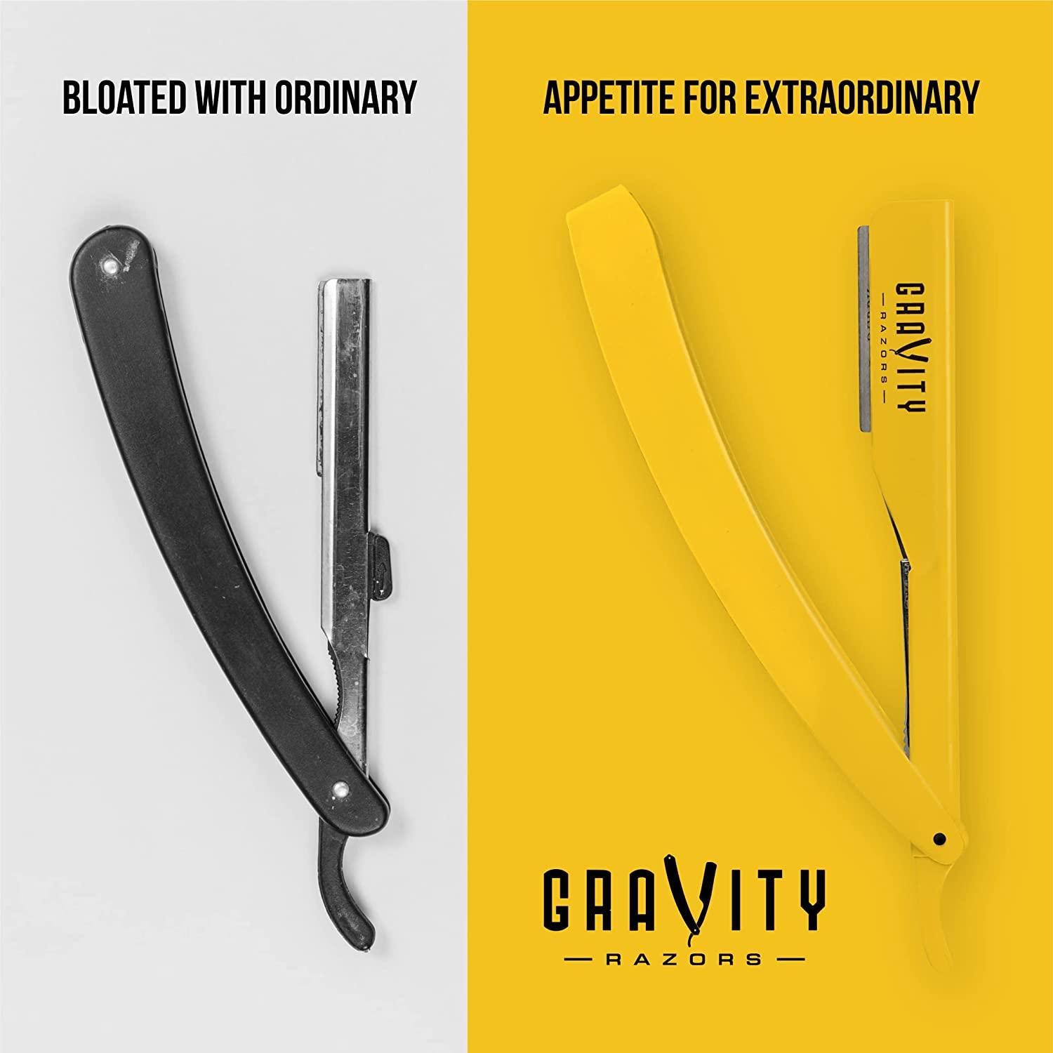 Professional Straight Razor Ultra Exposed Straight Razor Kit with 10