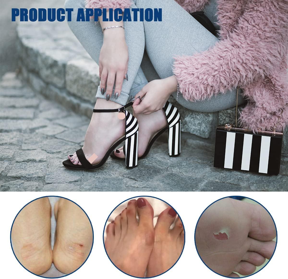 20 Sheets Moleskin Tape Blister Prevention Padding for Feet Reduce