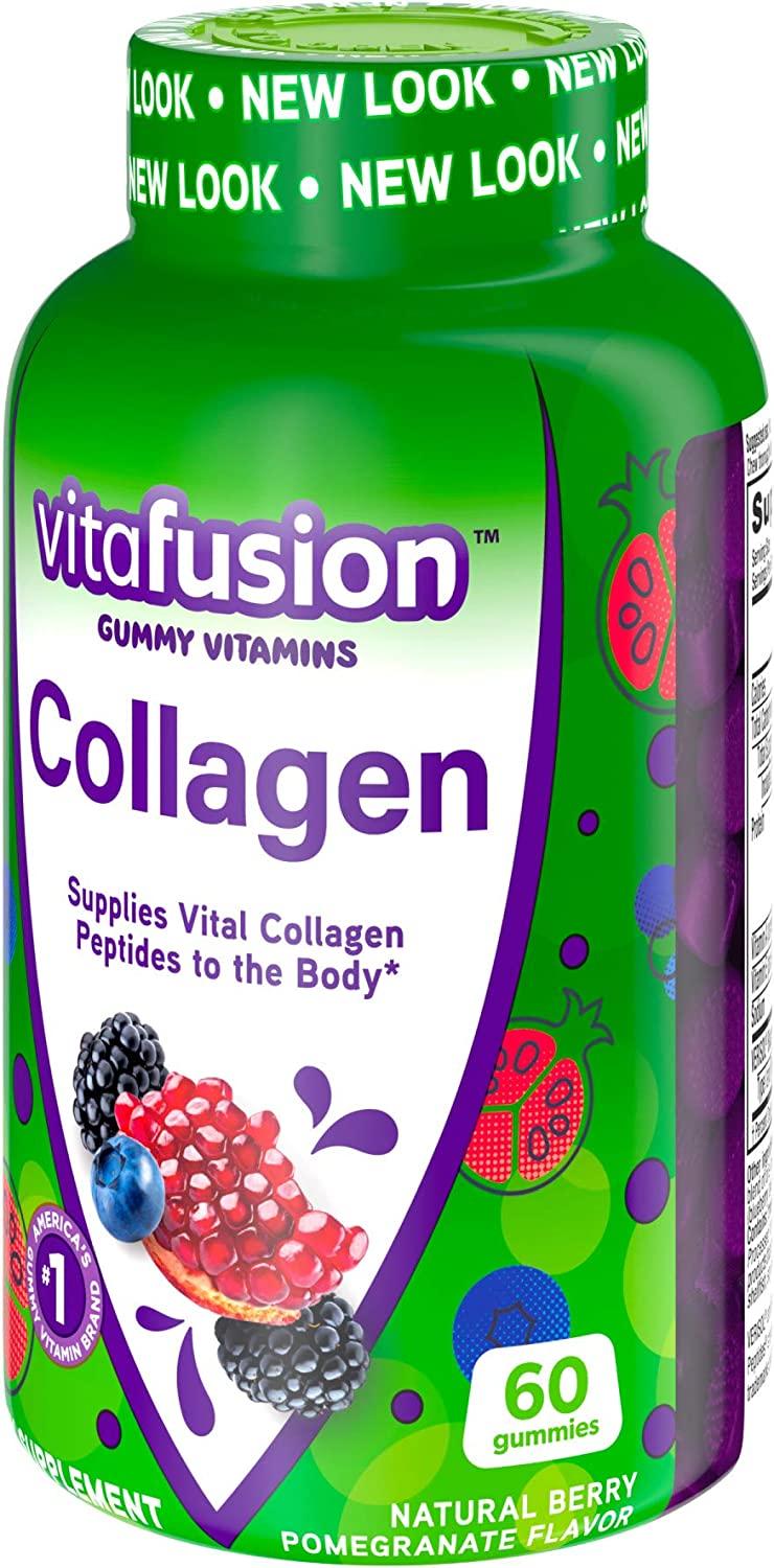Vitafusion Collagen Gummy Vitamins 60ct Boost Skin Health and Elasticity