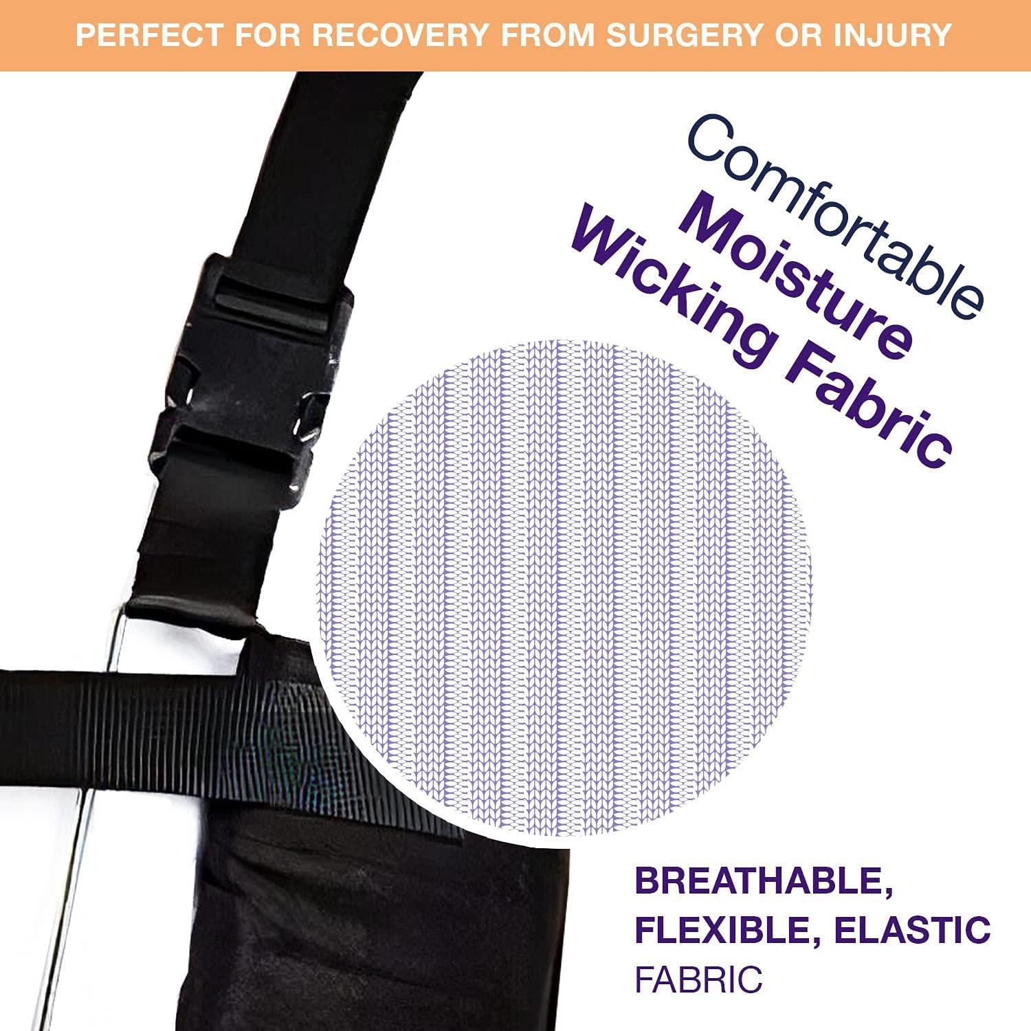 Premium Rib and Chest Support Brace with Two Soft Pads for Post Open Heart  and Thoracic Surgery