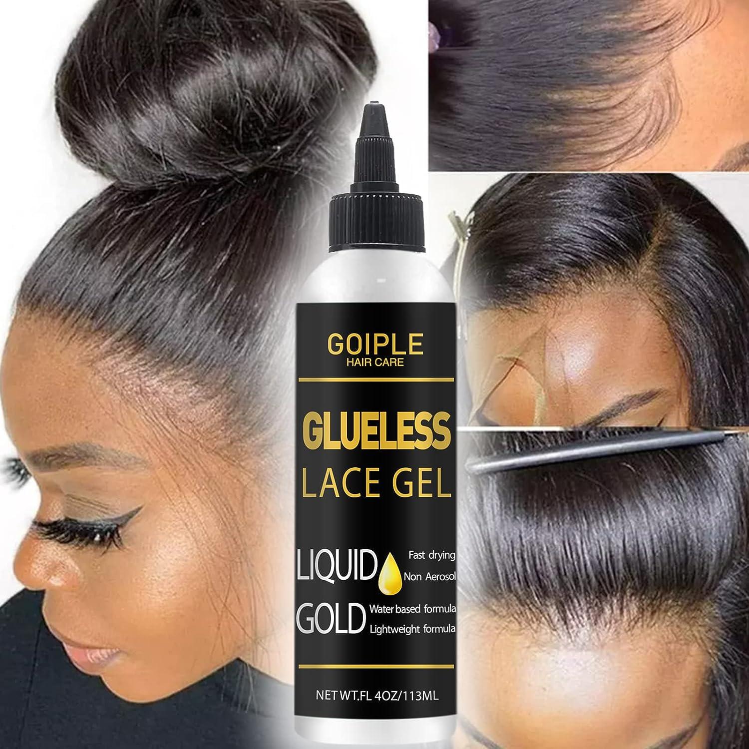 Liquid Gold Wig Glue Lace Glue - Glueless Lace Glue Gel