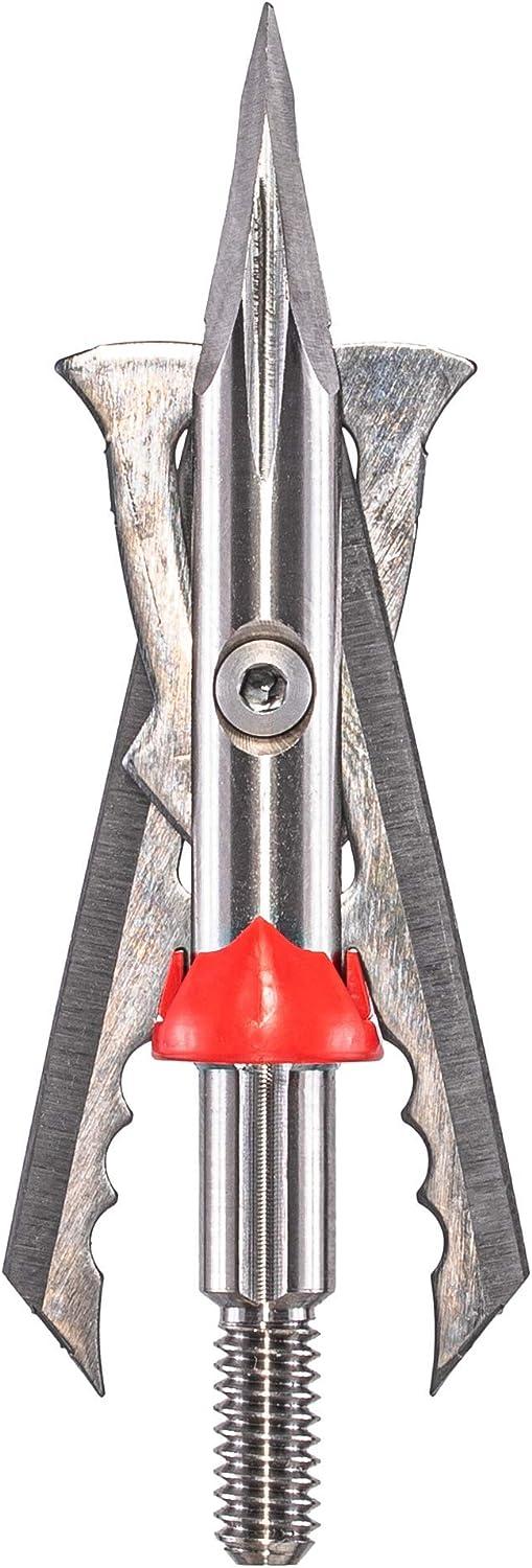 Hypodermic Trypan Crossbow Arrow Archery Titanium 100 Grain Broadhead 3 Pack Premium Quality