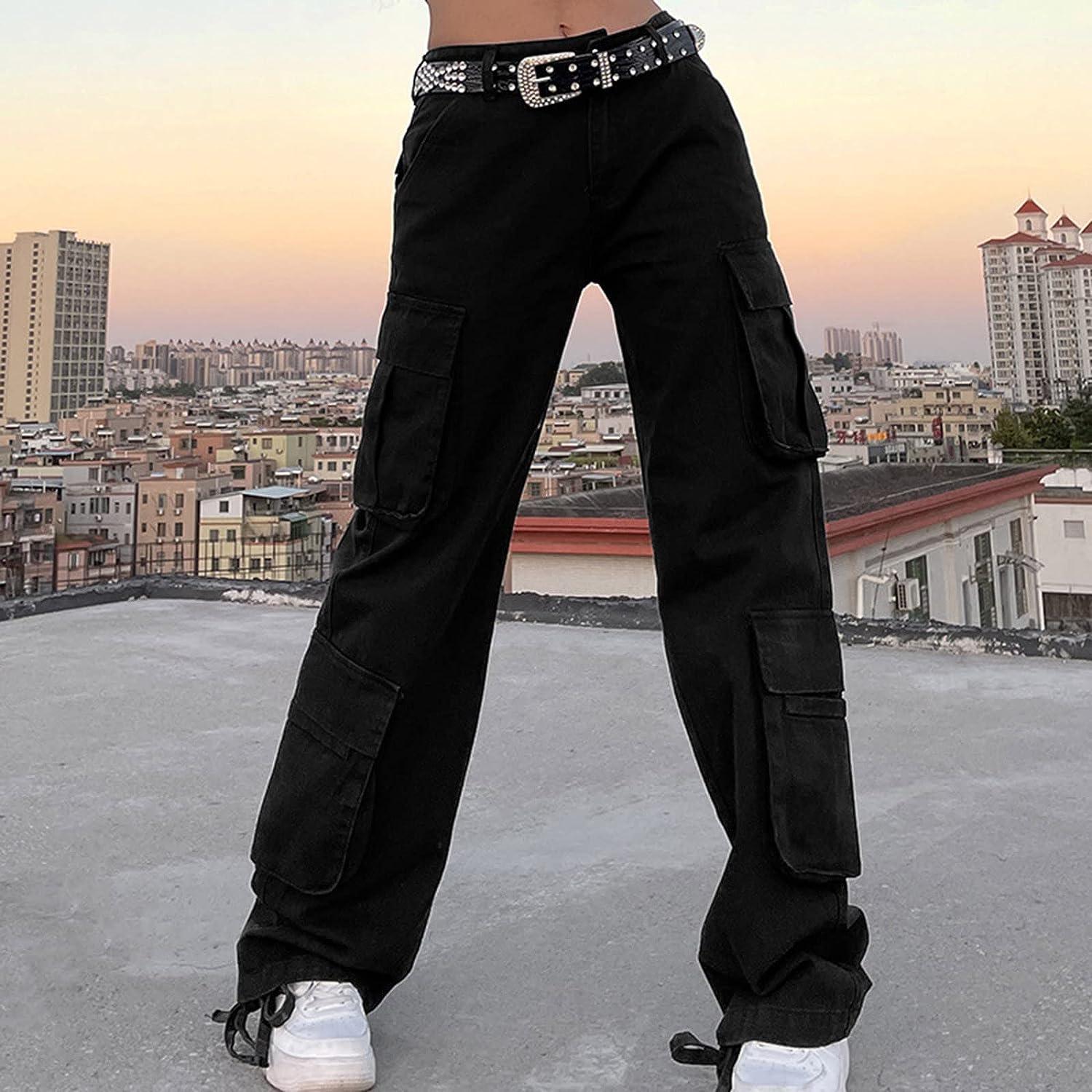 Newest Designer Mens Cargo Pants Casual Fashion Gothic Dress Casual Harem  Zipper Big Pocket Pants – Work Fashion Ista