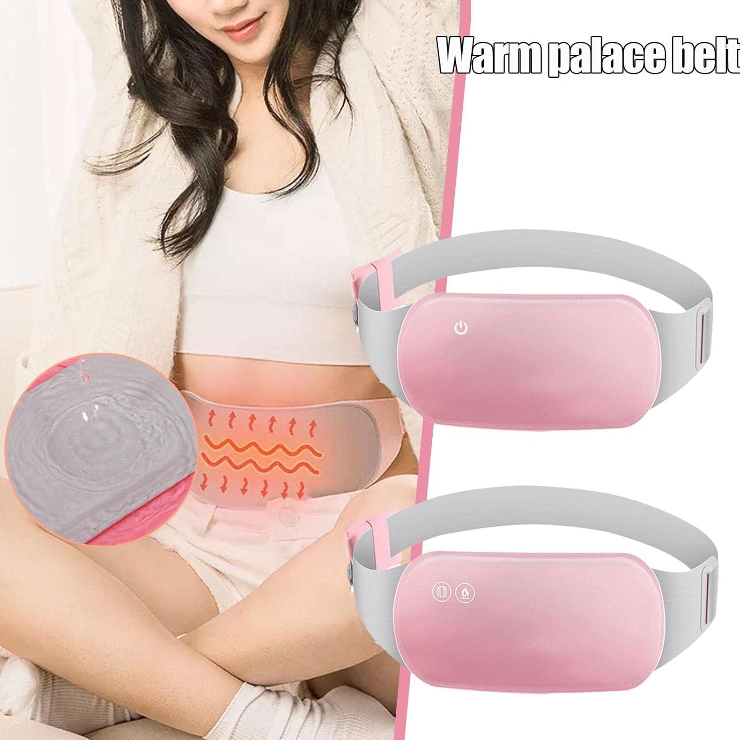 Menstruation Relief Heating Pad - Electric Vibration Massage Belt for  Women's Pain Relief | Washable Heat Therapy | Buy Now with Express  International Delivery