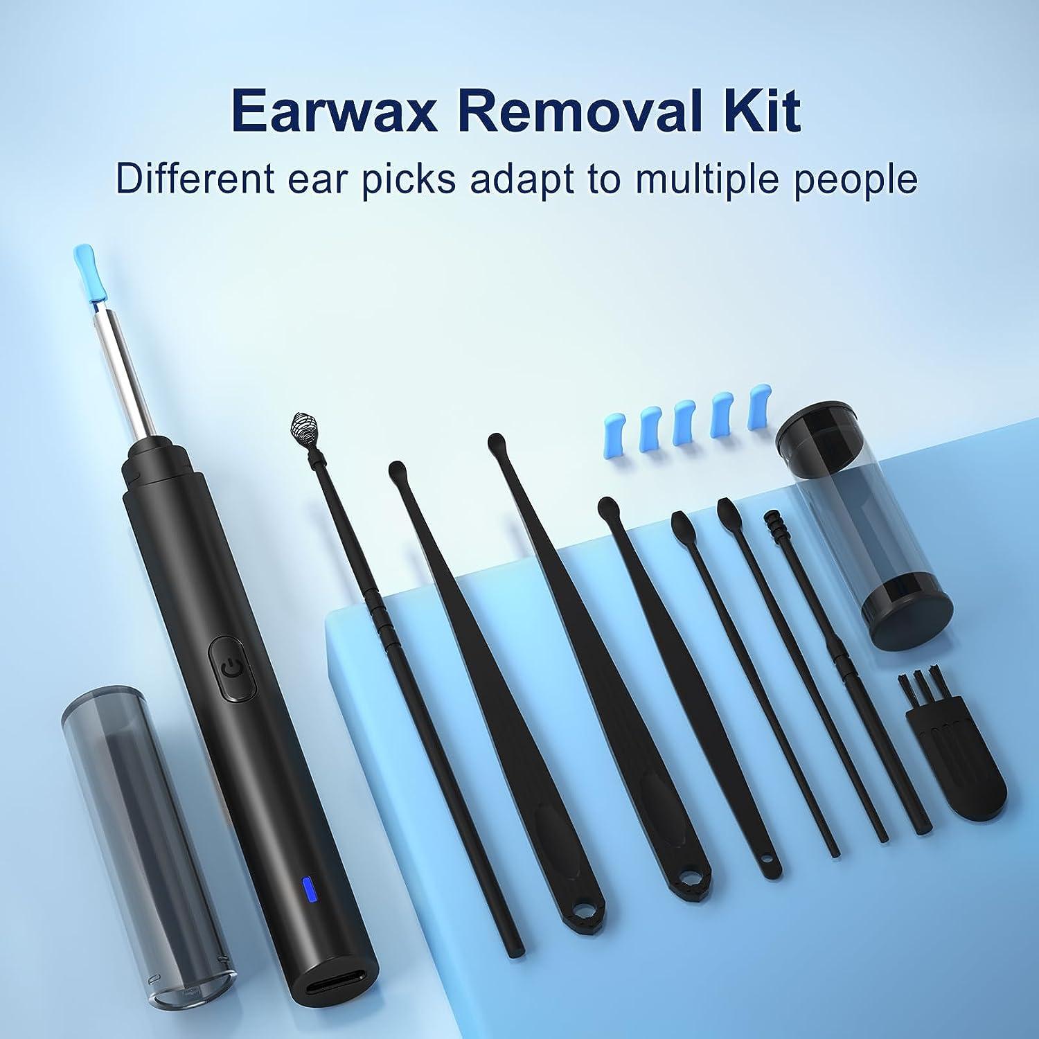 Ear Wax Removal Ear Cleaner with Camera Ears Wax Removal Kit with 1080P