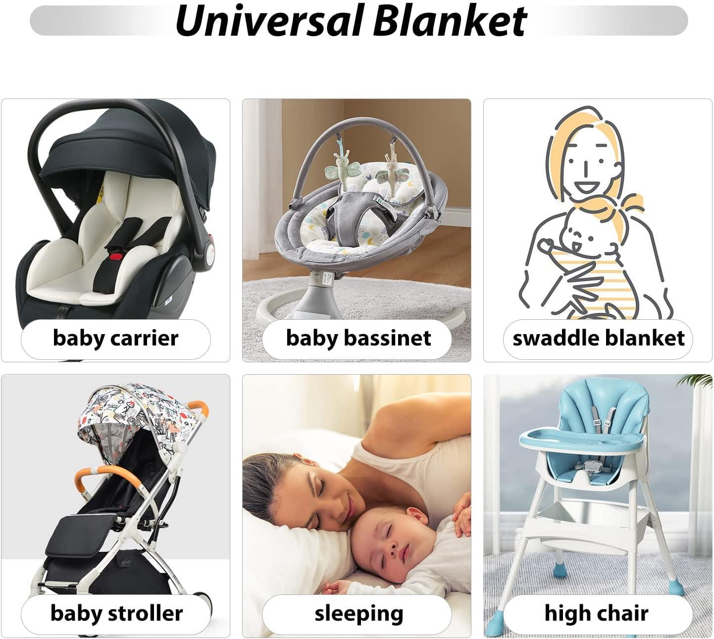 Blue Whale Baby Blanket Swaddle Wrap Soft Warm for Newborn