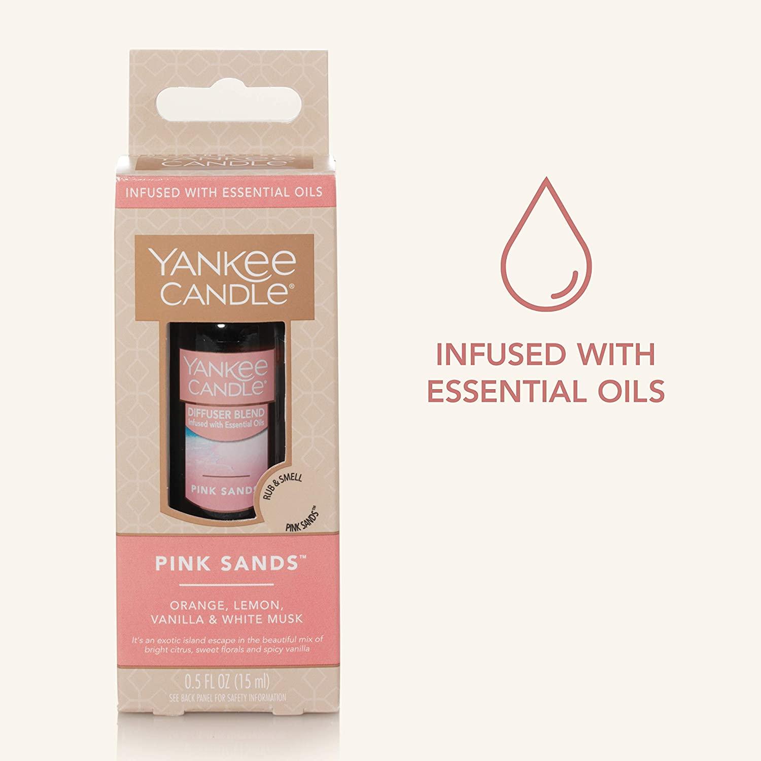 Yankee Candle Home Fragrance Oil Pink Sands Scent for Ultrasonic Aroma  Diffuser Pink Sands Fragrance Oil