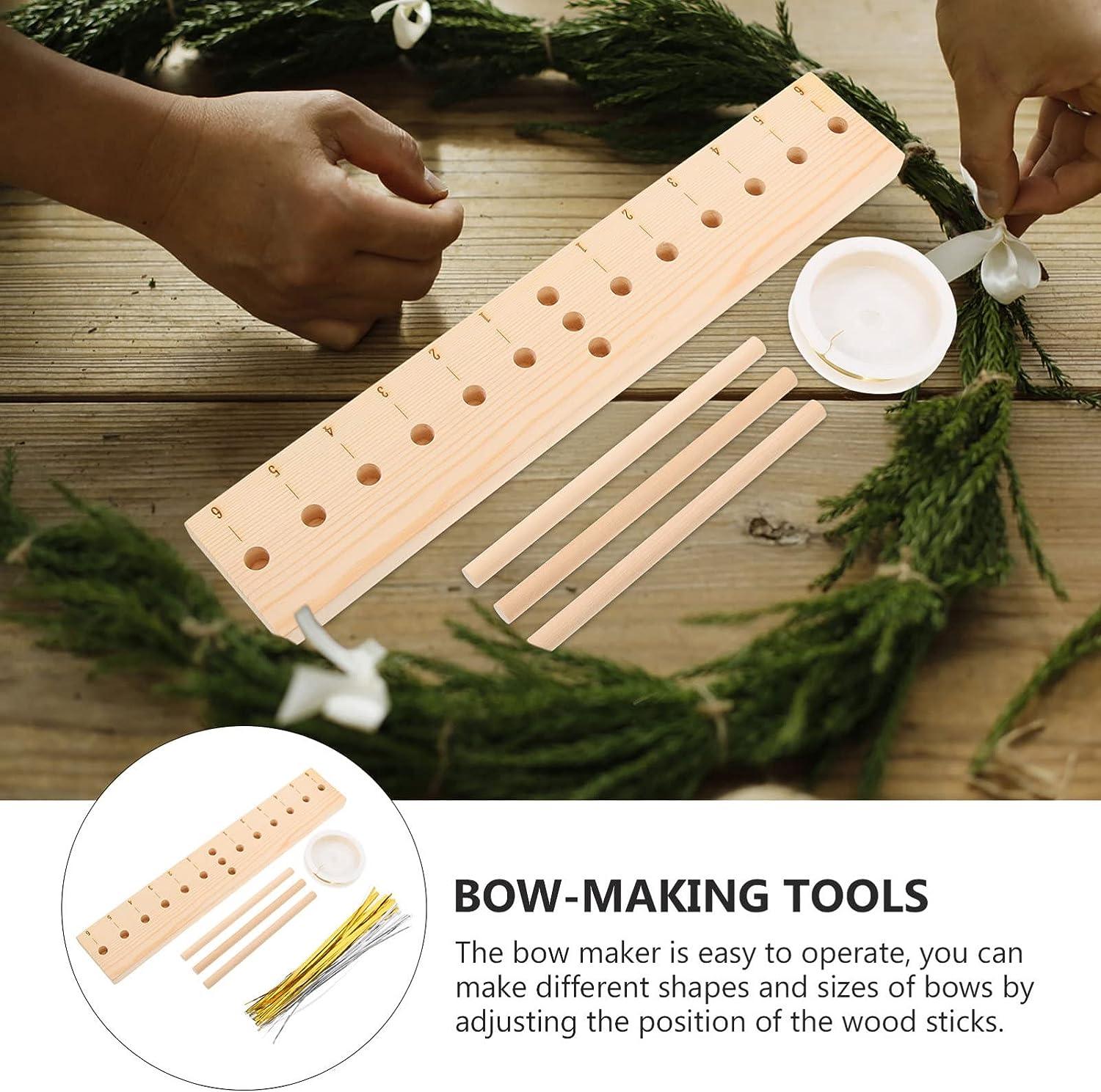 DIY Bowknot Making Tool Wooden Easy Bow Making Aid Bow