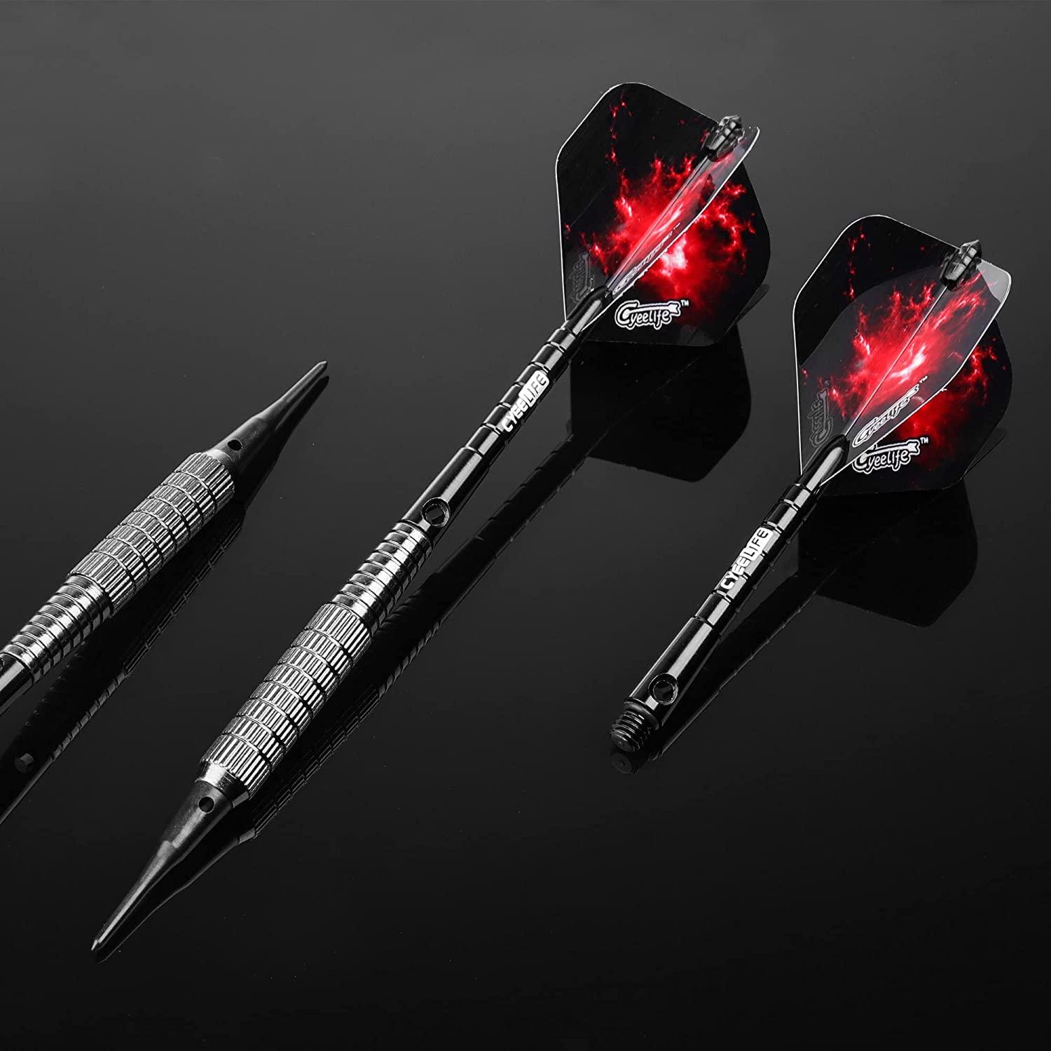 CyeeLife Dart Zubehör Set 180 Teile - Professionelles Set Mit Flights, Schäften & Werkzeugen
