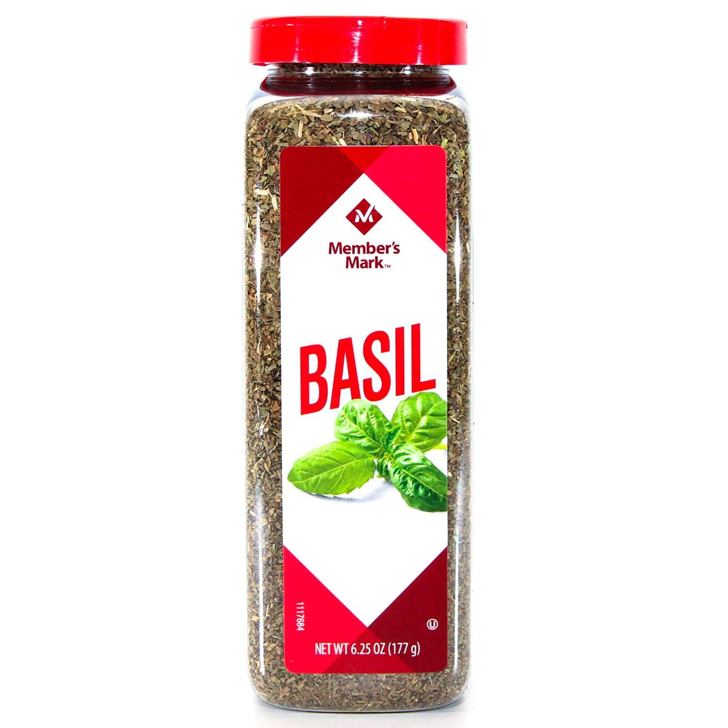 Member's Mark Sweet Basil Leaves by Tone's 5.5 oz Premium Quality A1