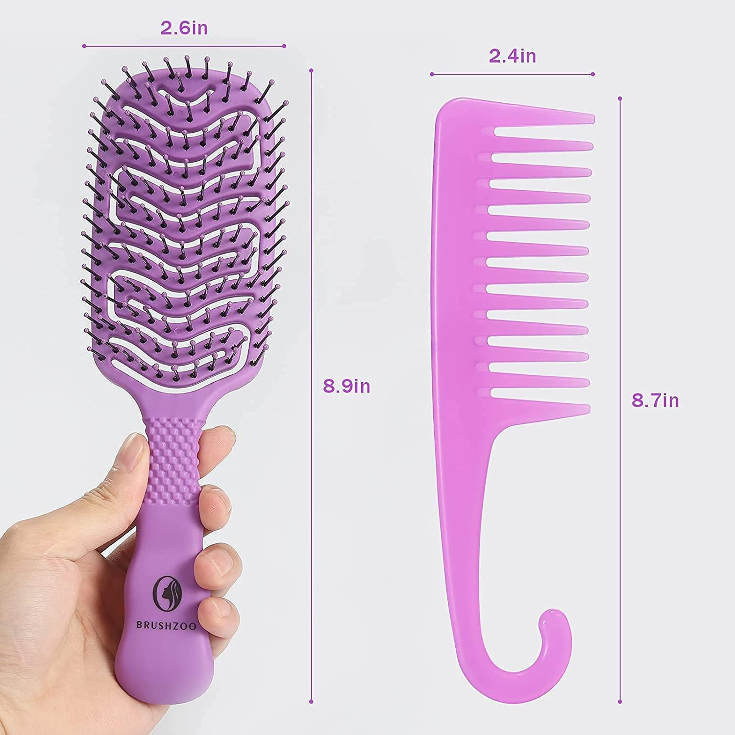 Haur Brush, BRUSHZOO Detangling Brush, Vented hair brushes for