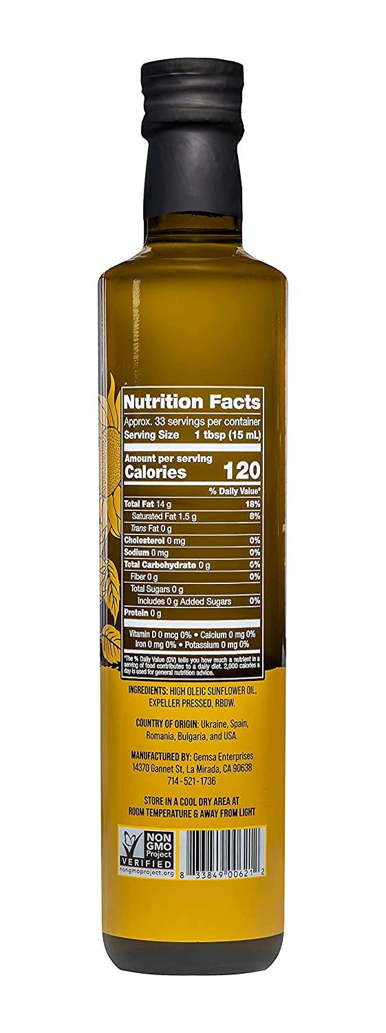 Farm To Market NGMO Expeller Pressed 100 Pure Sunflower Oil, Healthy