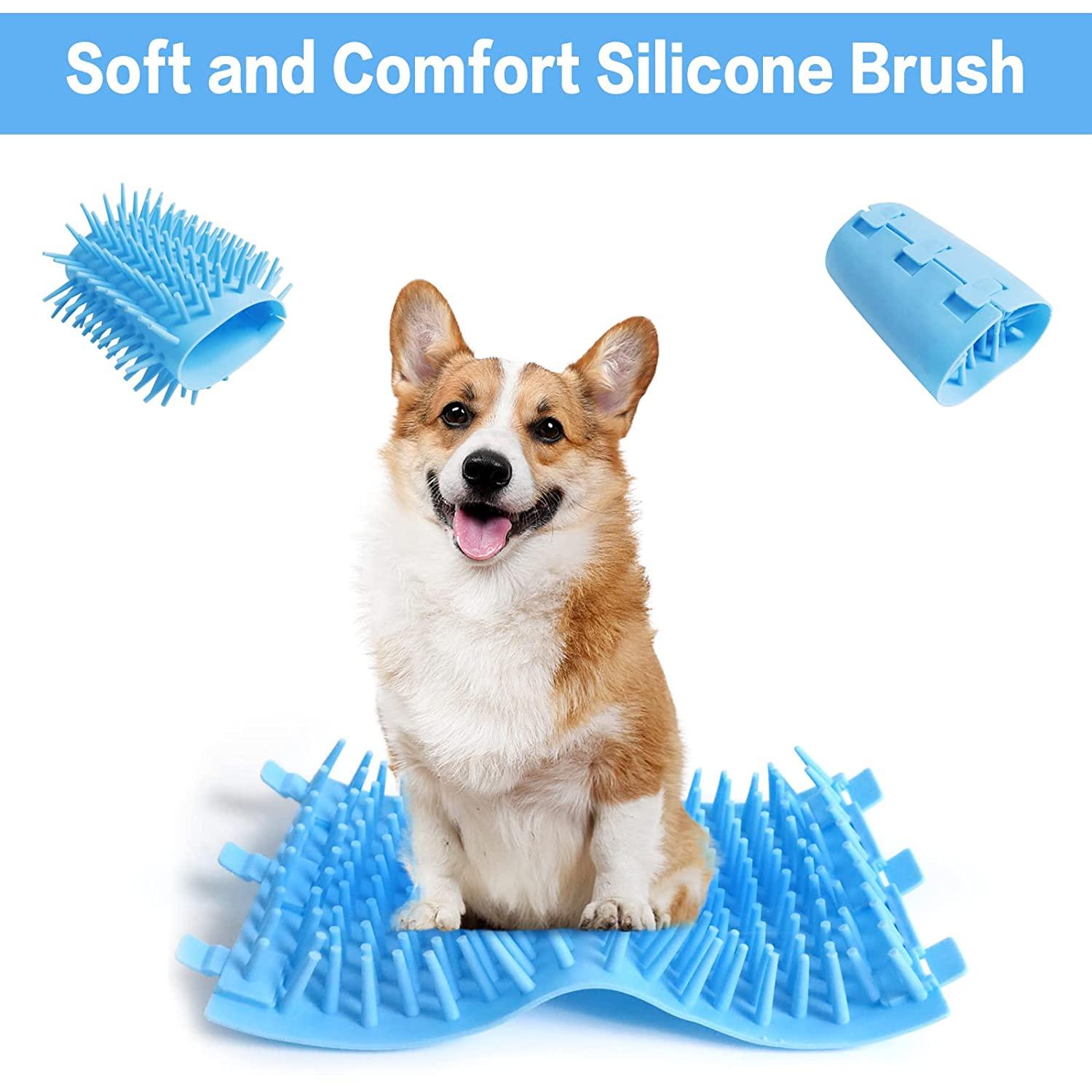 Dog Paw Cleaner for Medium Dogs (with 3 Absorbent Towels), Dog Paw Washer, Paw Buddy Muddy Paw