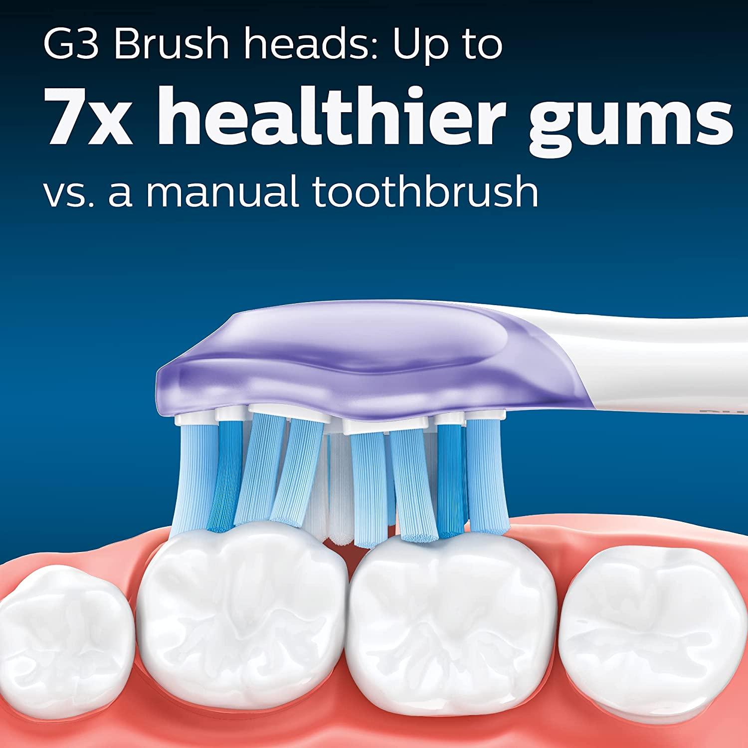 Philips Sonicare Genuine Replacement Toothbrush Heads Variety Pack, C3