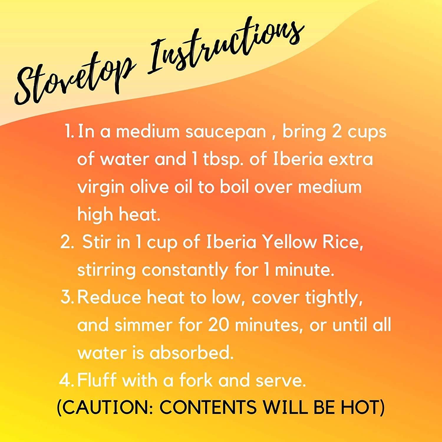 Iberia Yellow Rice 6.25 lb Spanish Style Seasoned Rice 6.25 Pound Pack