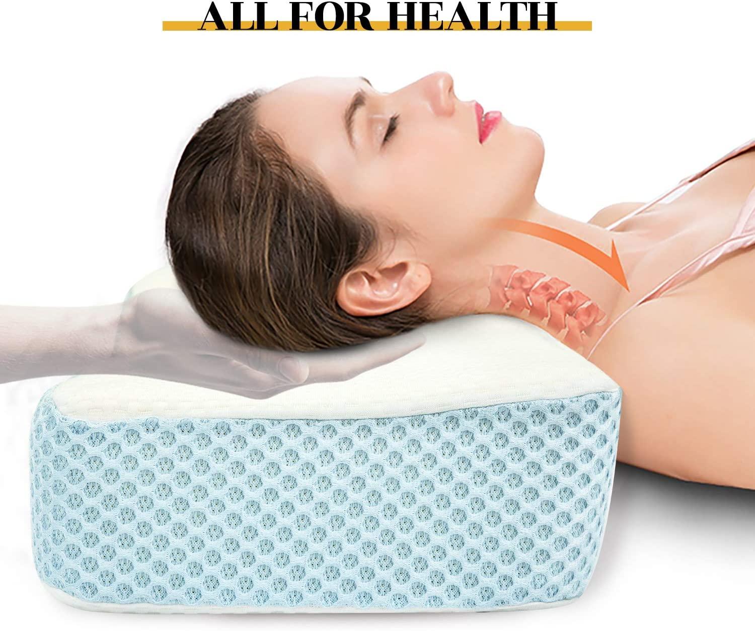 Sleep Memory Foam Pillow Orthopedic Pillows for Neck Pain Shoulder Pain  Relief