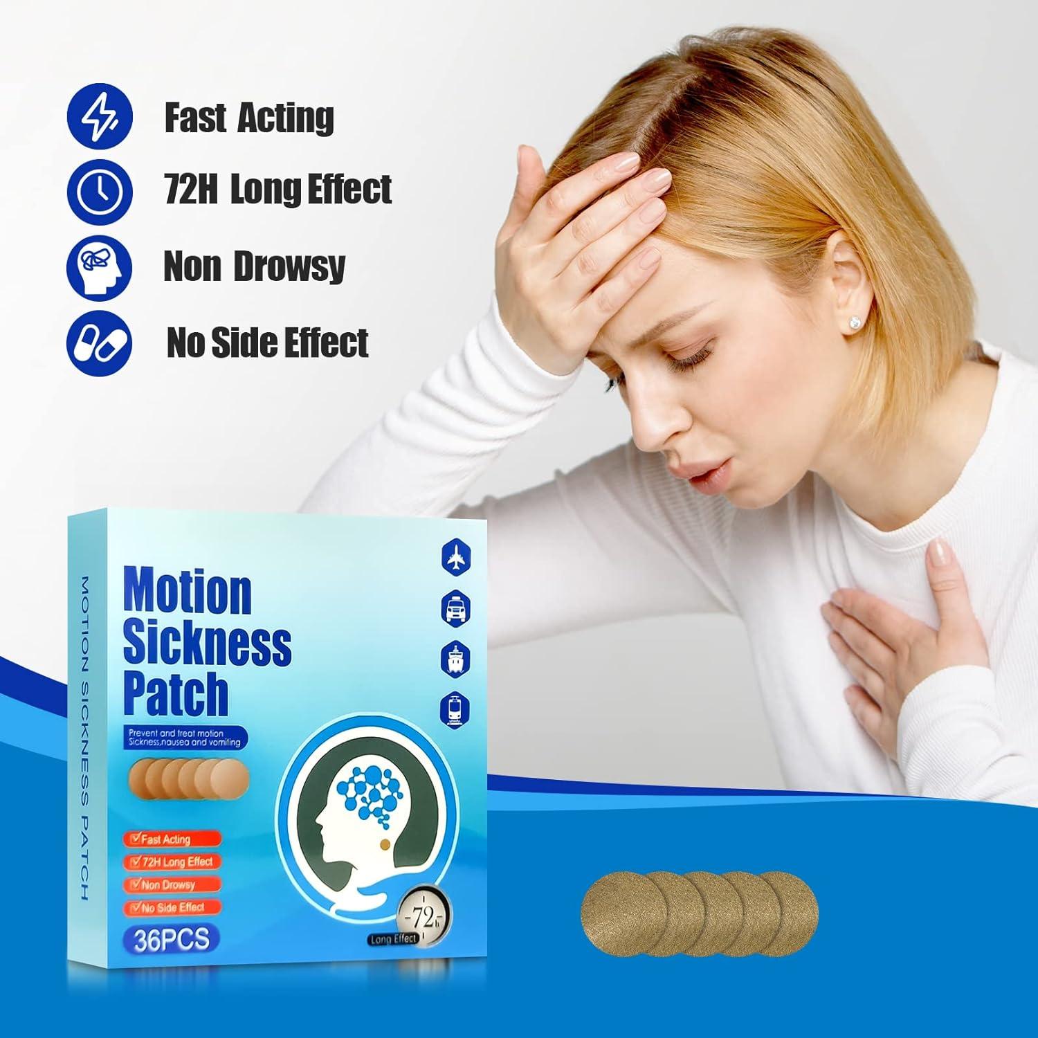LEOP Motion Sickness Patches 36 Count Sea Sickness Patch for The Relief of Nausea and Vertigo