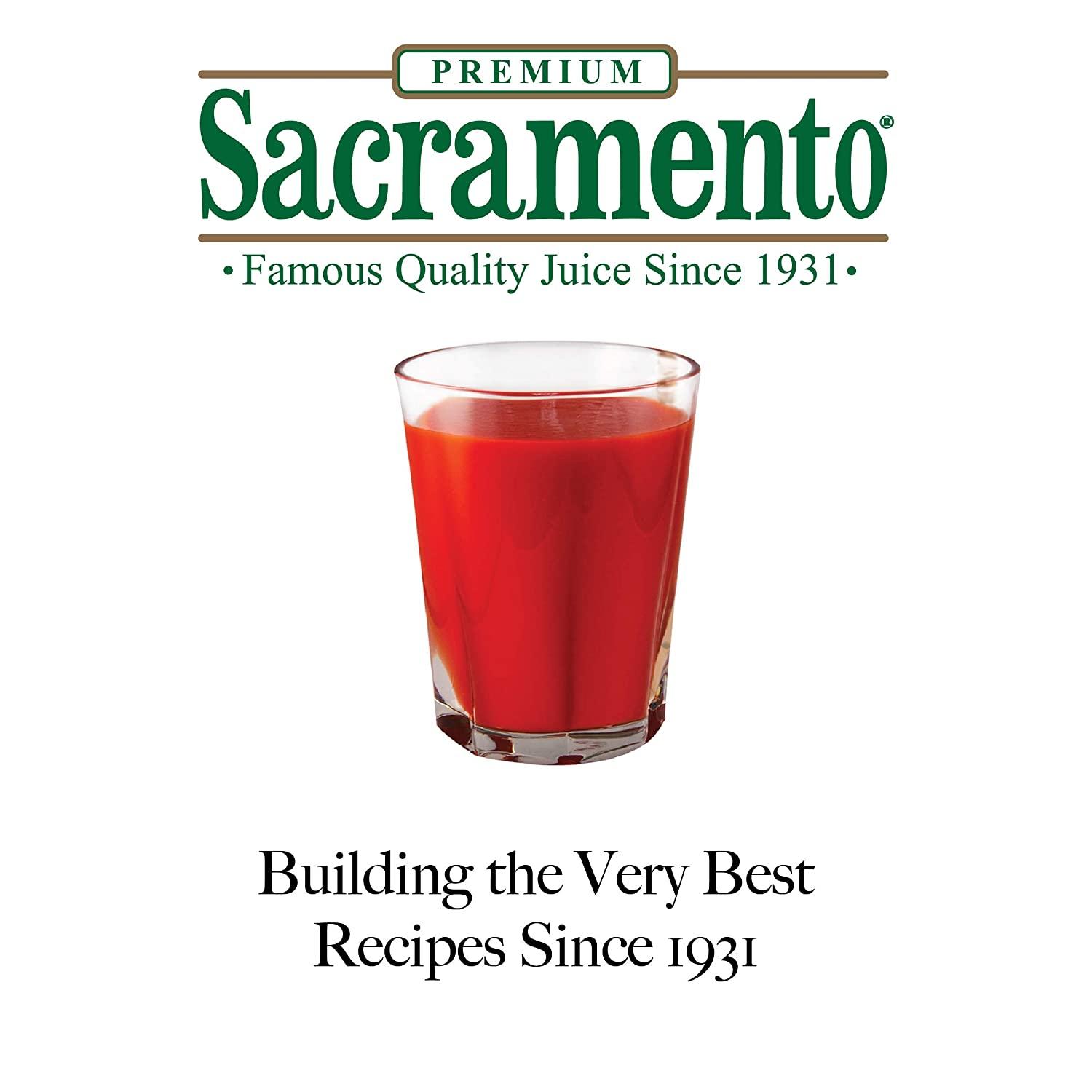 Sacramento Tomato Juice, No Added Sugar or High Fructose Corn Syrup, 46