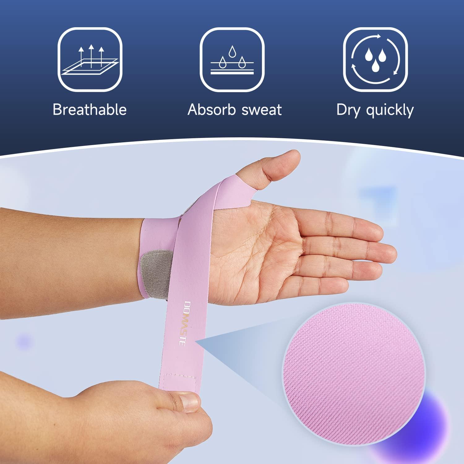 Domaste Ultra Thin Wrist Brace Soft, Breathable and Skin Friendly