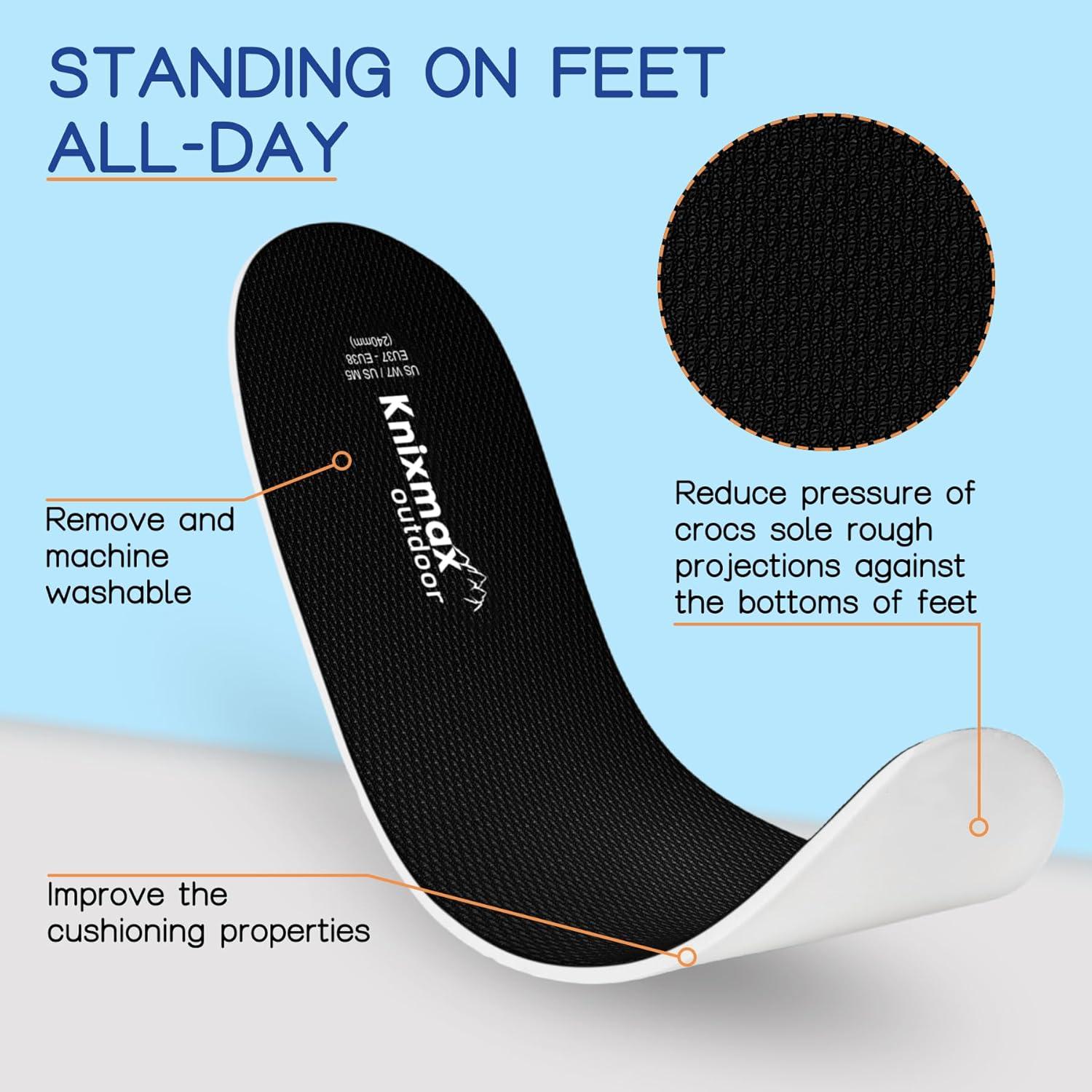 Comfort Insoles for Clogs Garden Shoes Pair Breathable