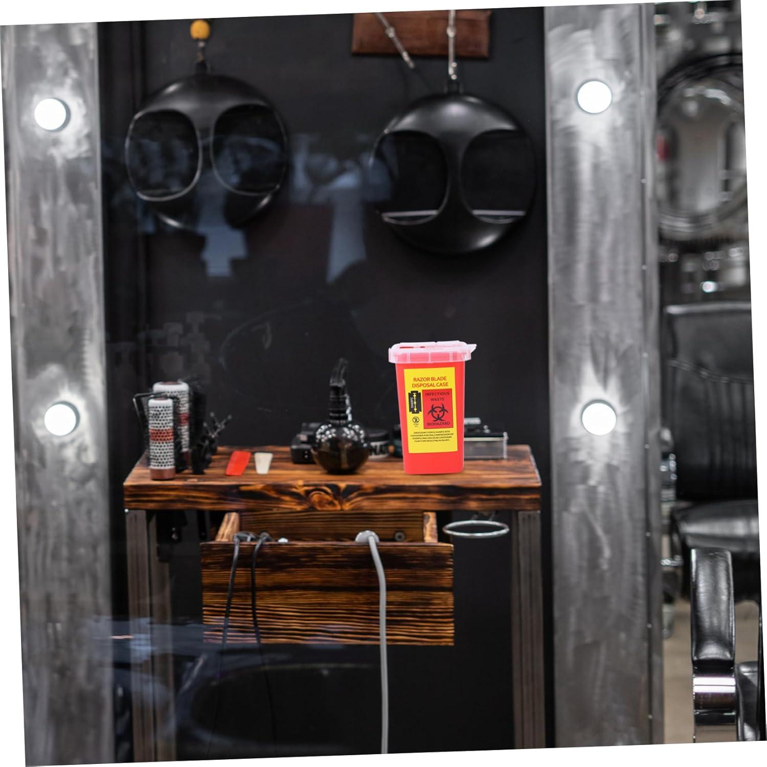 Safety Razor Holder & Blade Disposal Container - Healeeved Needle ...