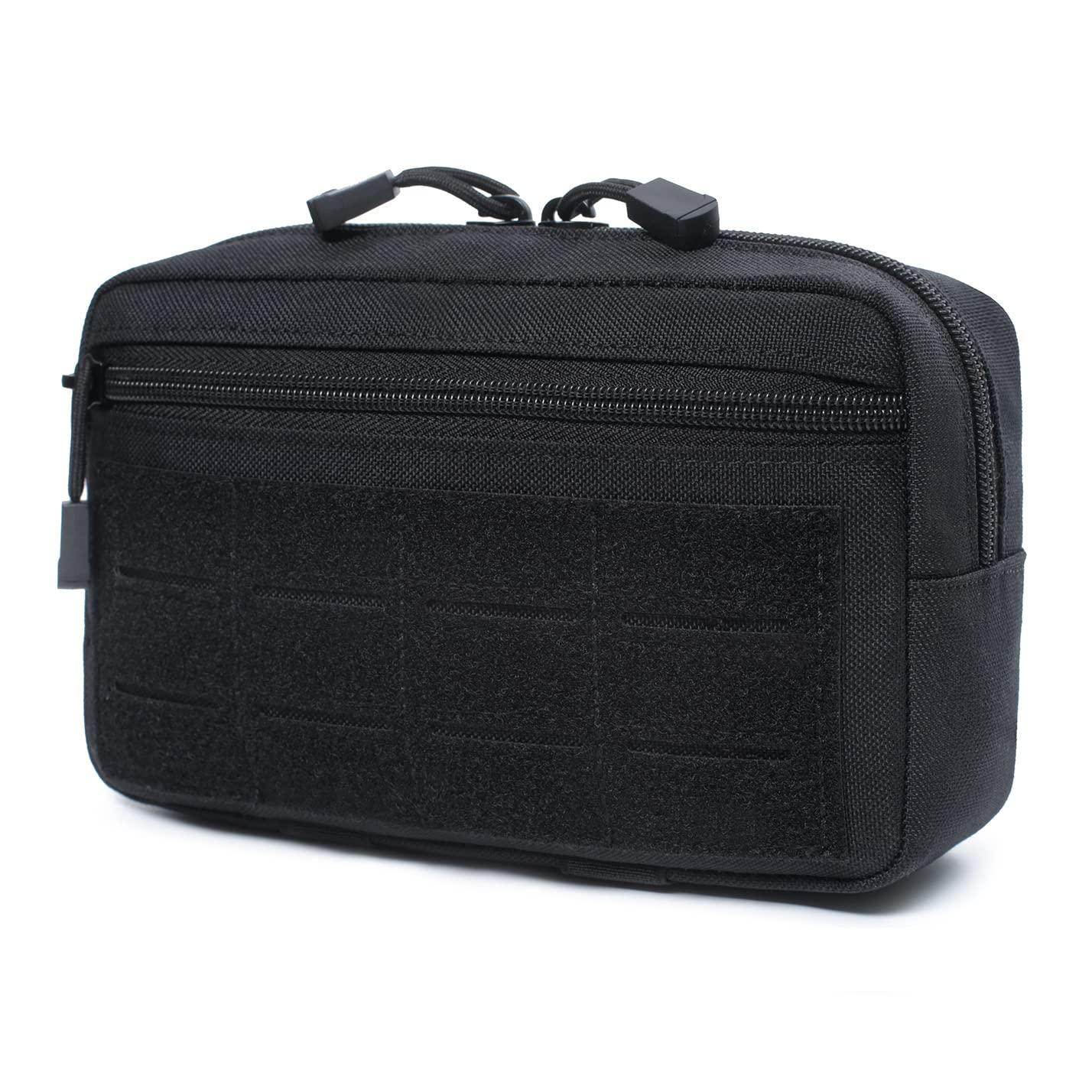 Tactical Molle Horizontal Admin Pouch MultiPurpose LaserCut EDC Tool