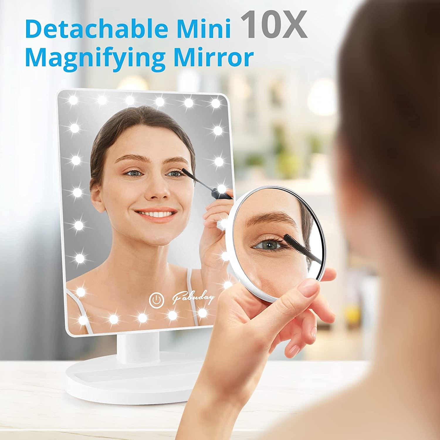 Illuminated magnifying mirror 10x store