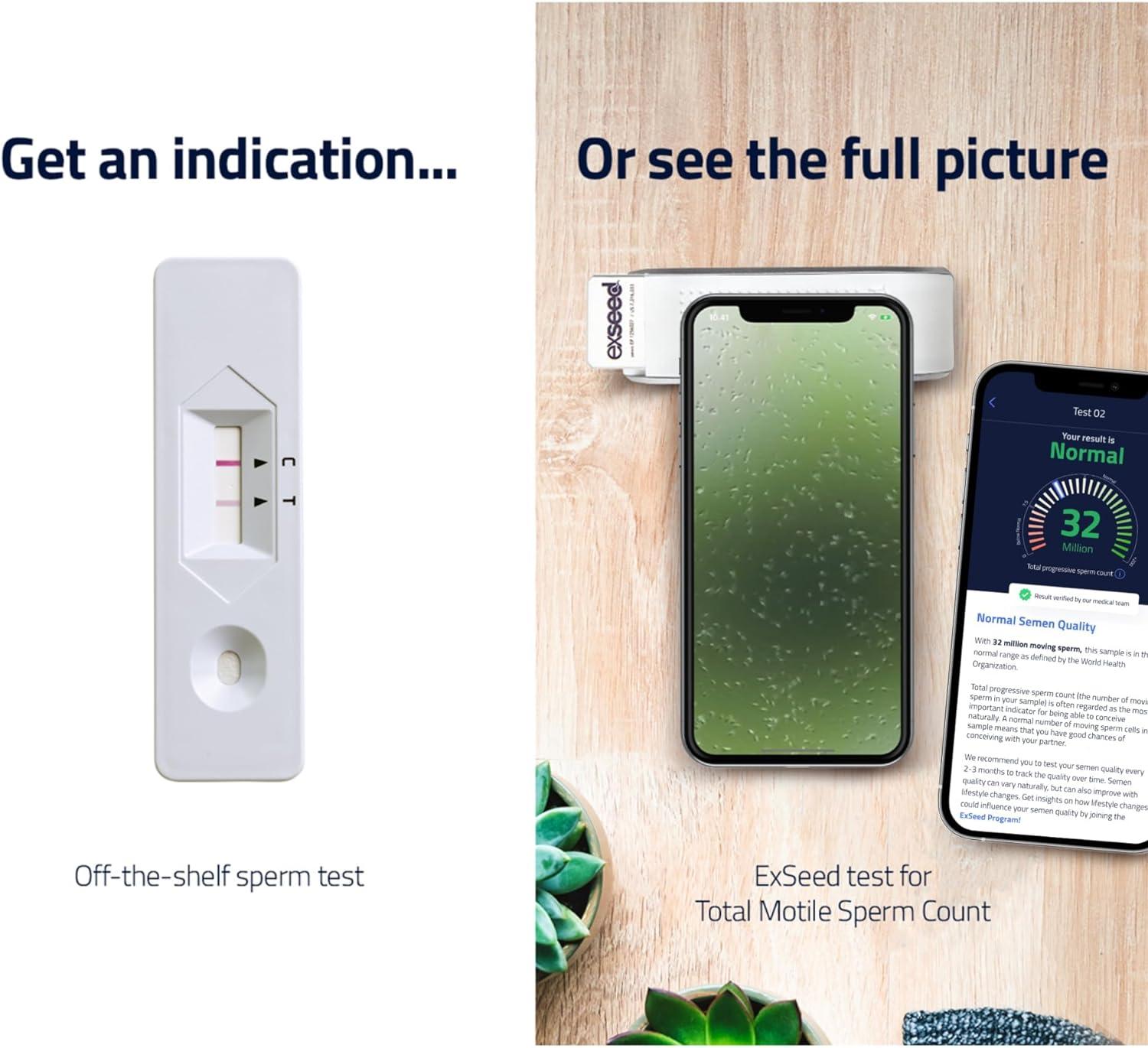 Male Fertility Test Sperm Check Test To Indicate Low To Normal Sperm - View #11
