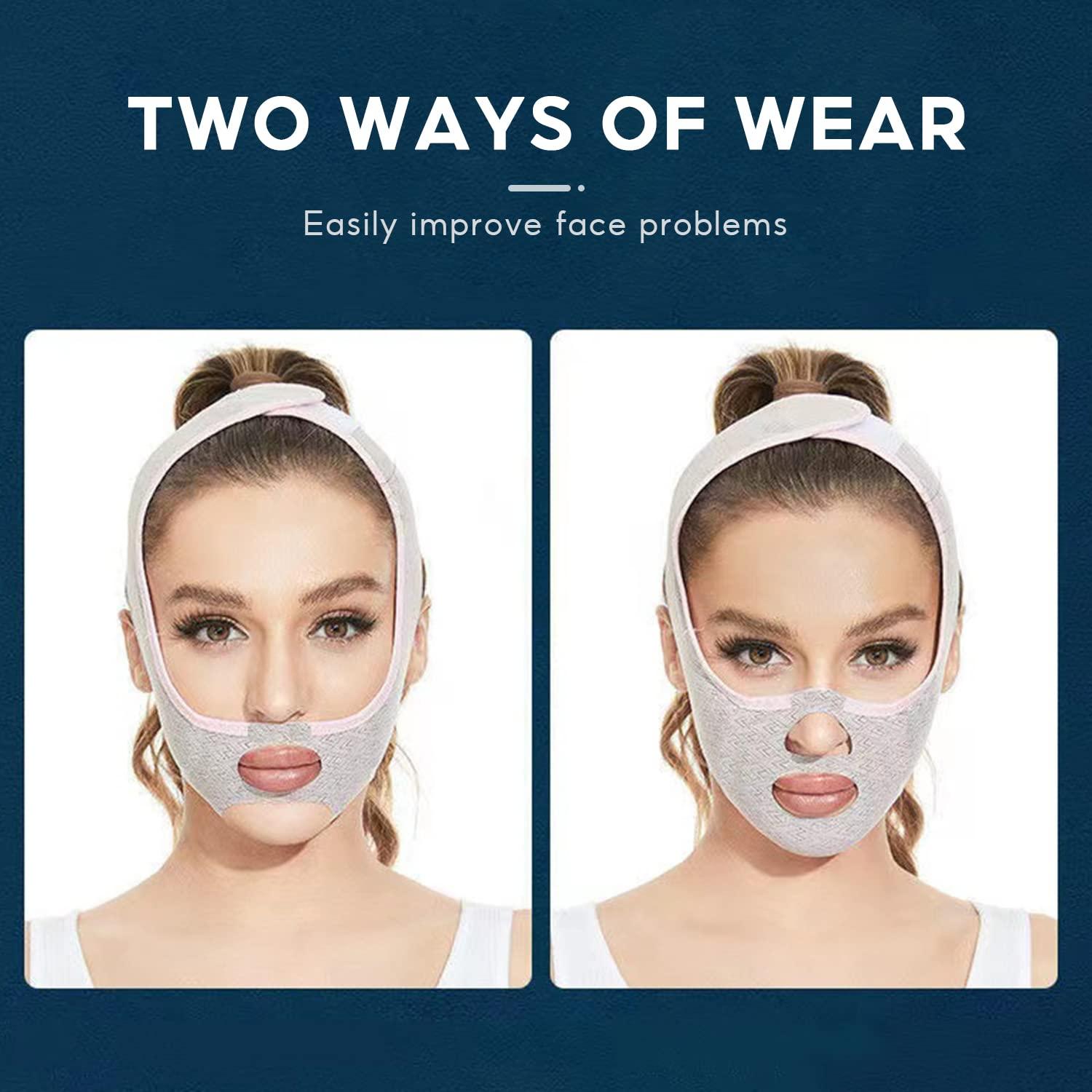 Beauty Face Sculpting Sleep Mask - V Line Lifting & Double Chin Reducer | Chin Mask Lift & Face