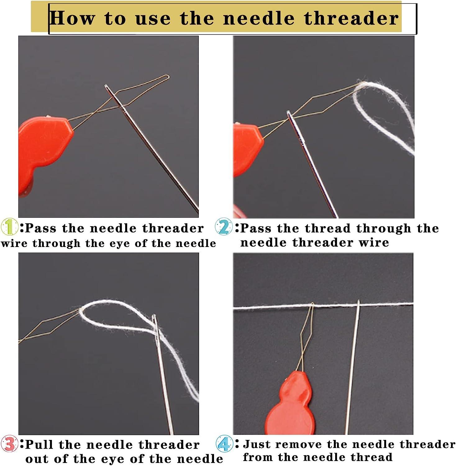 UILIKO Needle Threaders, Needle Threader Tool, Gourd-Shaped Threader, Sewing  Machine Needle Threader Tool (Random Color) (8 Payment)
