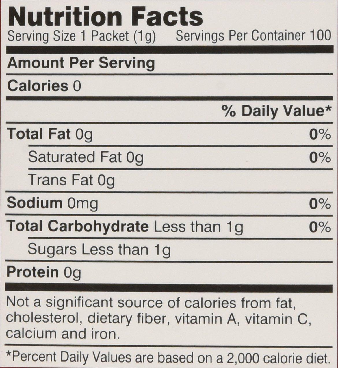 Sweet'N Low Granulated Sugar Substitute 100 ct 100 Count ...