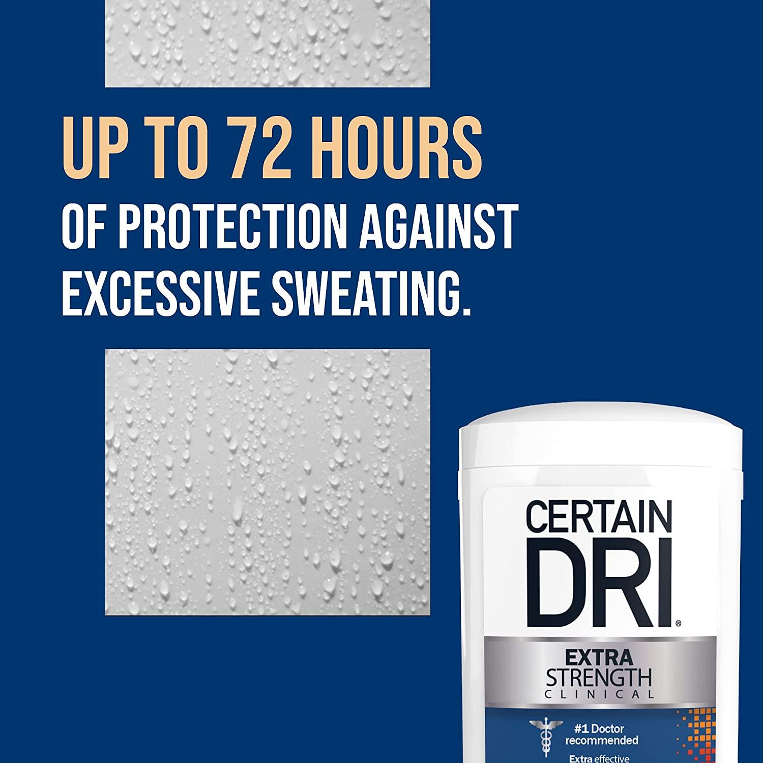 Certain Dri Extra Strength Clinical Antiperspirant Solid Deodorant 1