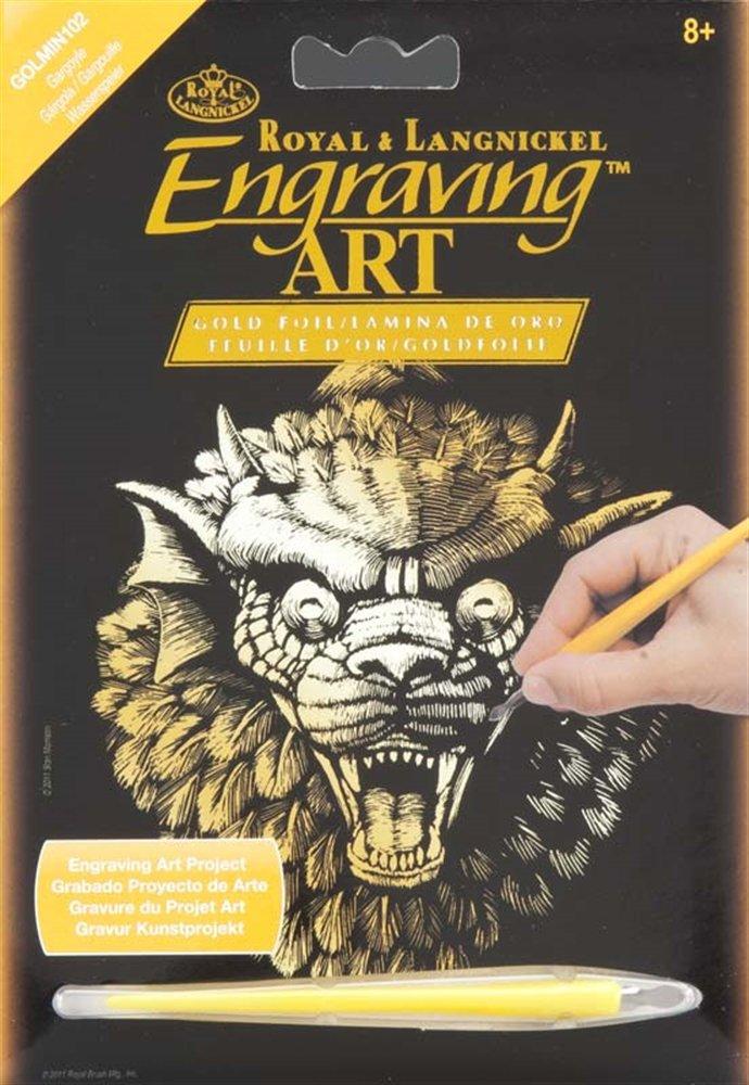 Gargoyle Gold Foil Engraving Art Kit
