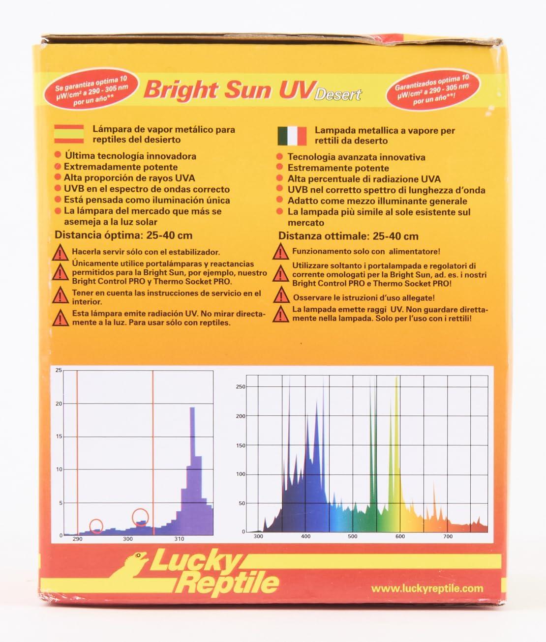 Lucky Reptile Bright Sun Uv Desert Schildkröten Buy Lucky Reptile Bright Sun UV Desert 50W Lamp | Perfect UV & Heat