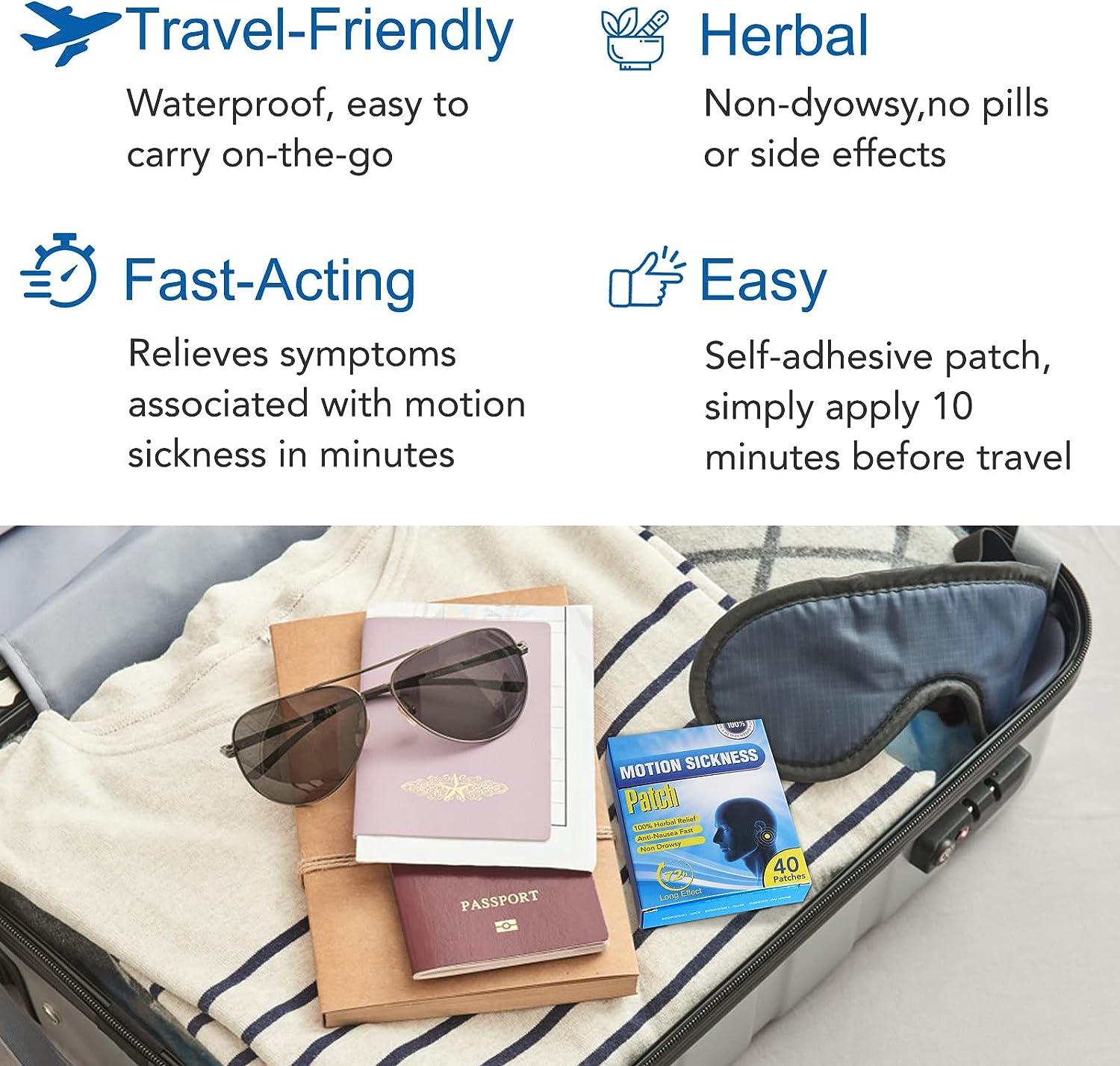 Motion Sickness Patches Sea Sickness Patches Behind Ear for Cruise