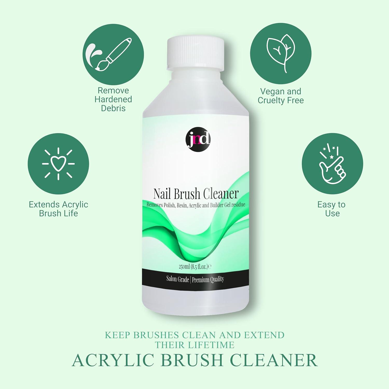 JND Professional Acrylic Nail Brush Cleaner (250ml)
