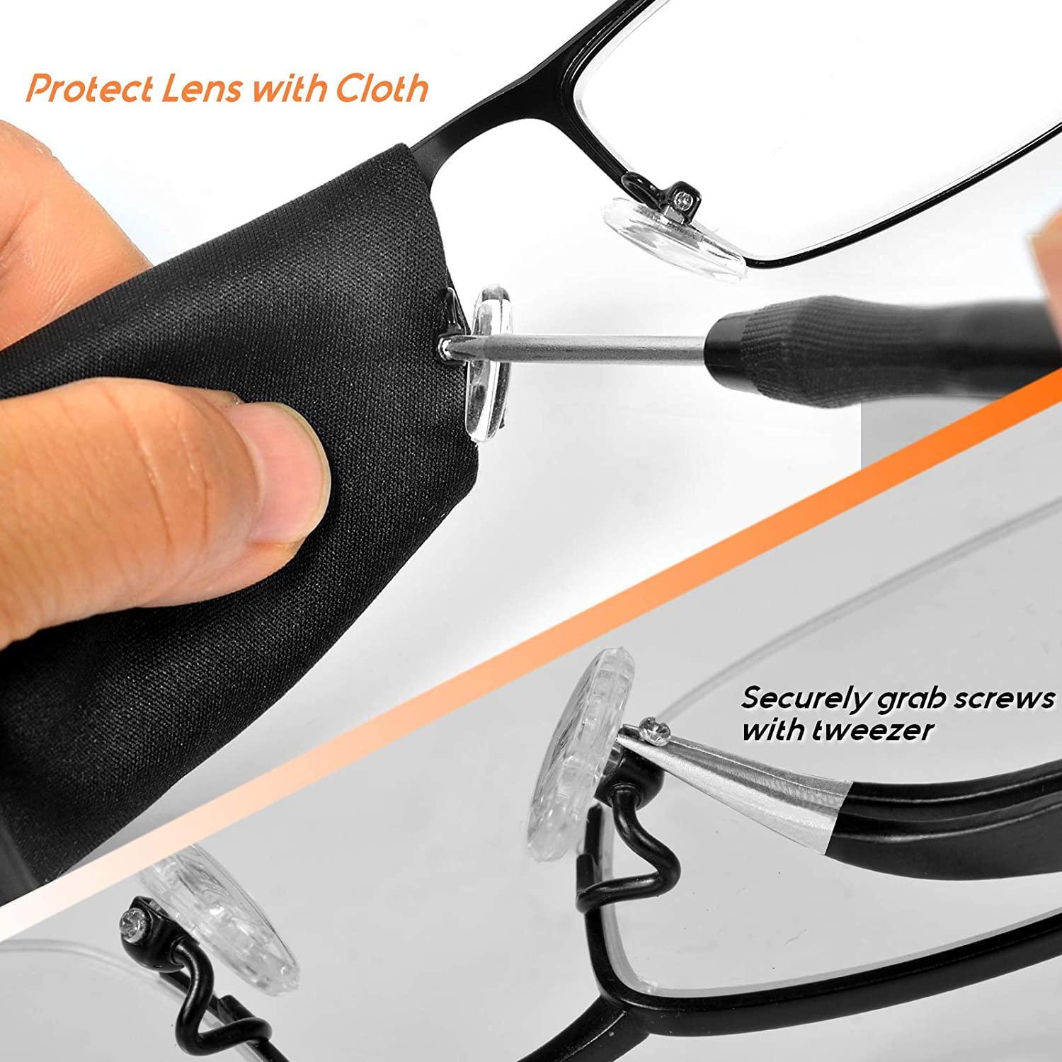 Eyeglasses Nose Pads, TEKPREM Glasses Nose Pads Replacement Repair