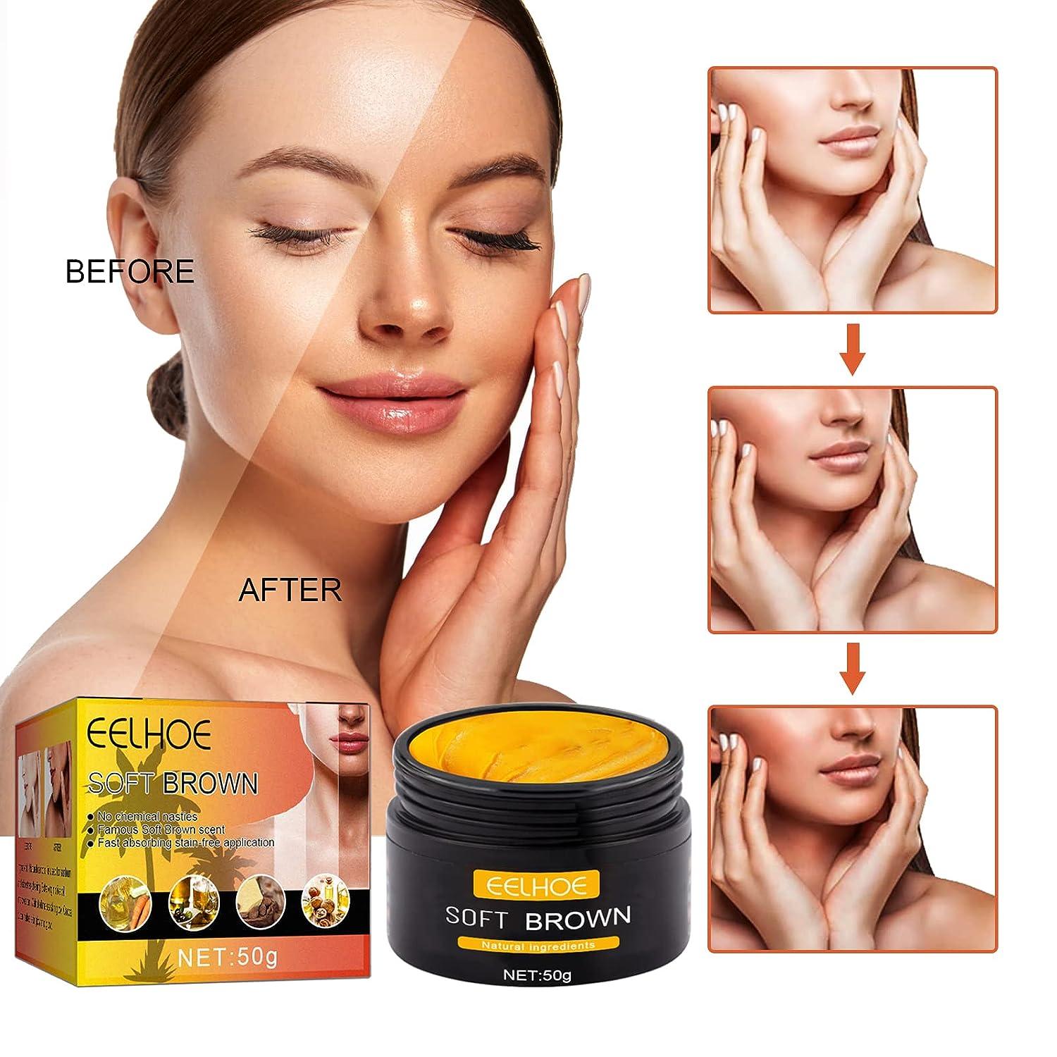 Eelhoe Intensive Tanning Gel Set Premium Brown Accelerator Cream for