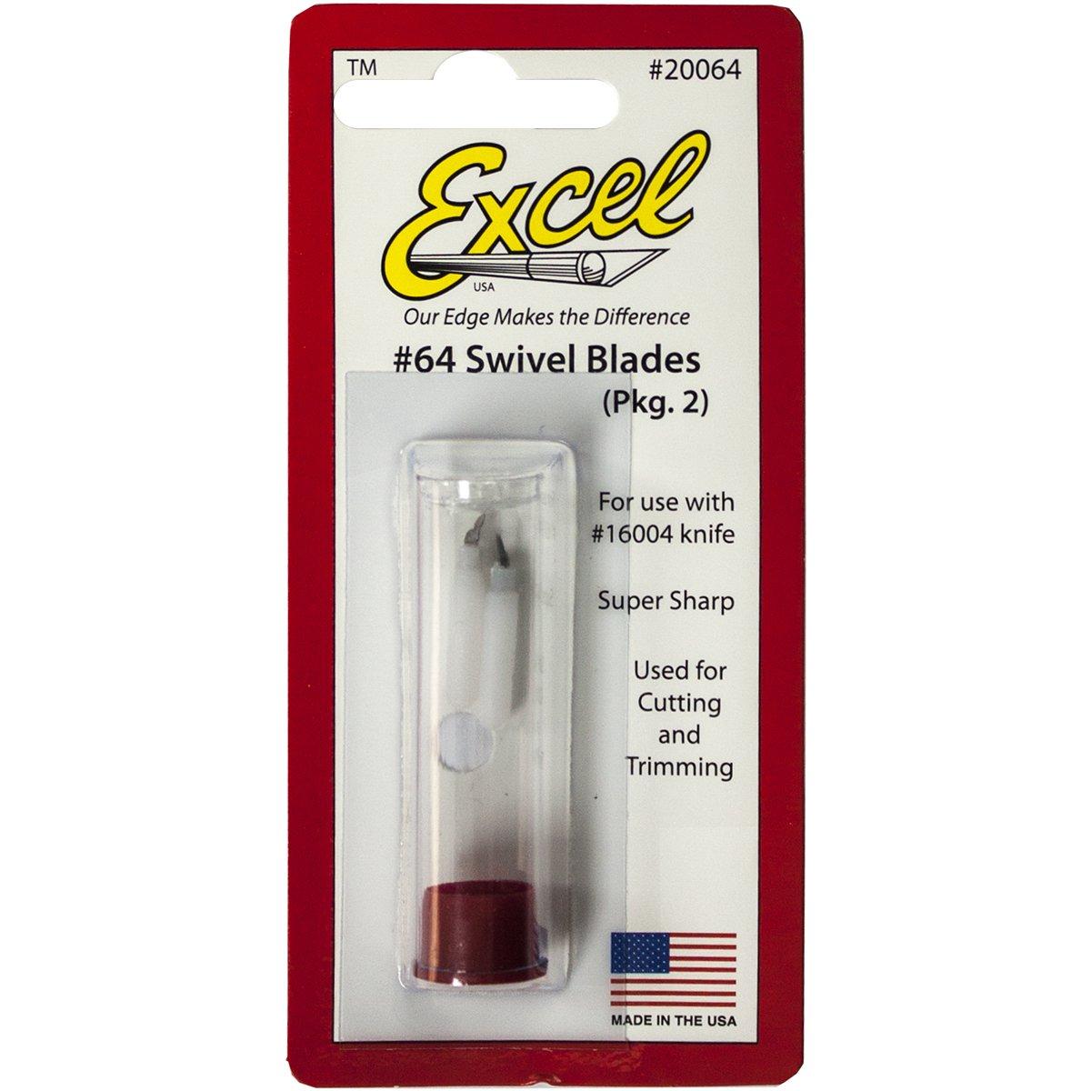 Excel Blades 360 Degree Craft Swivel Blade 2 Pack, American Made