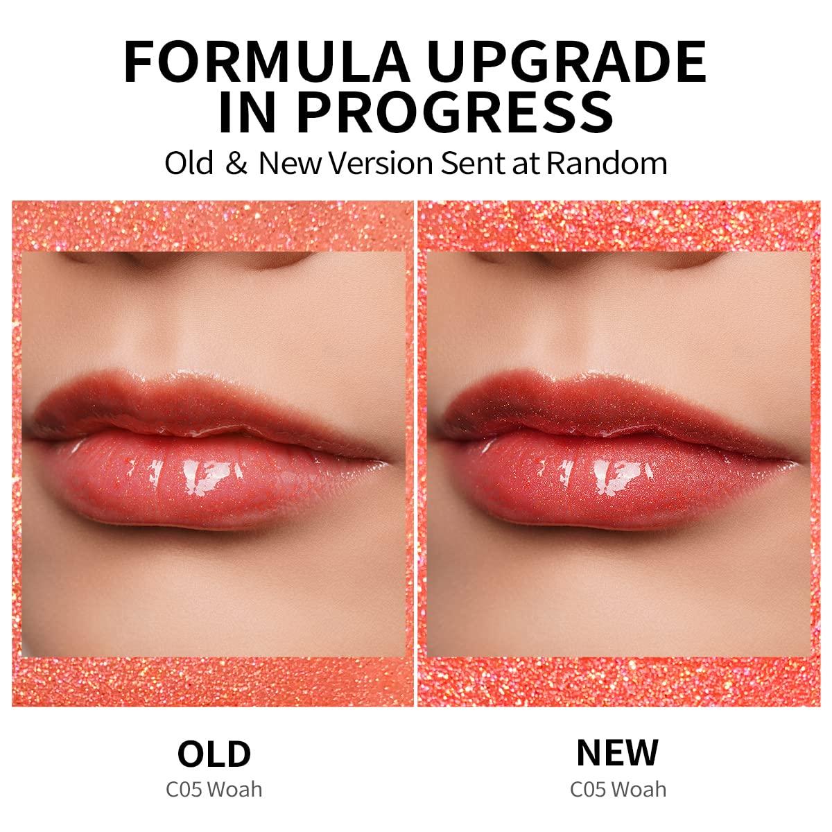 coral lip glow