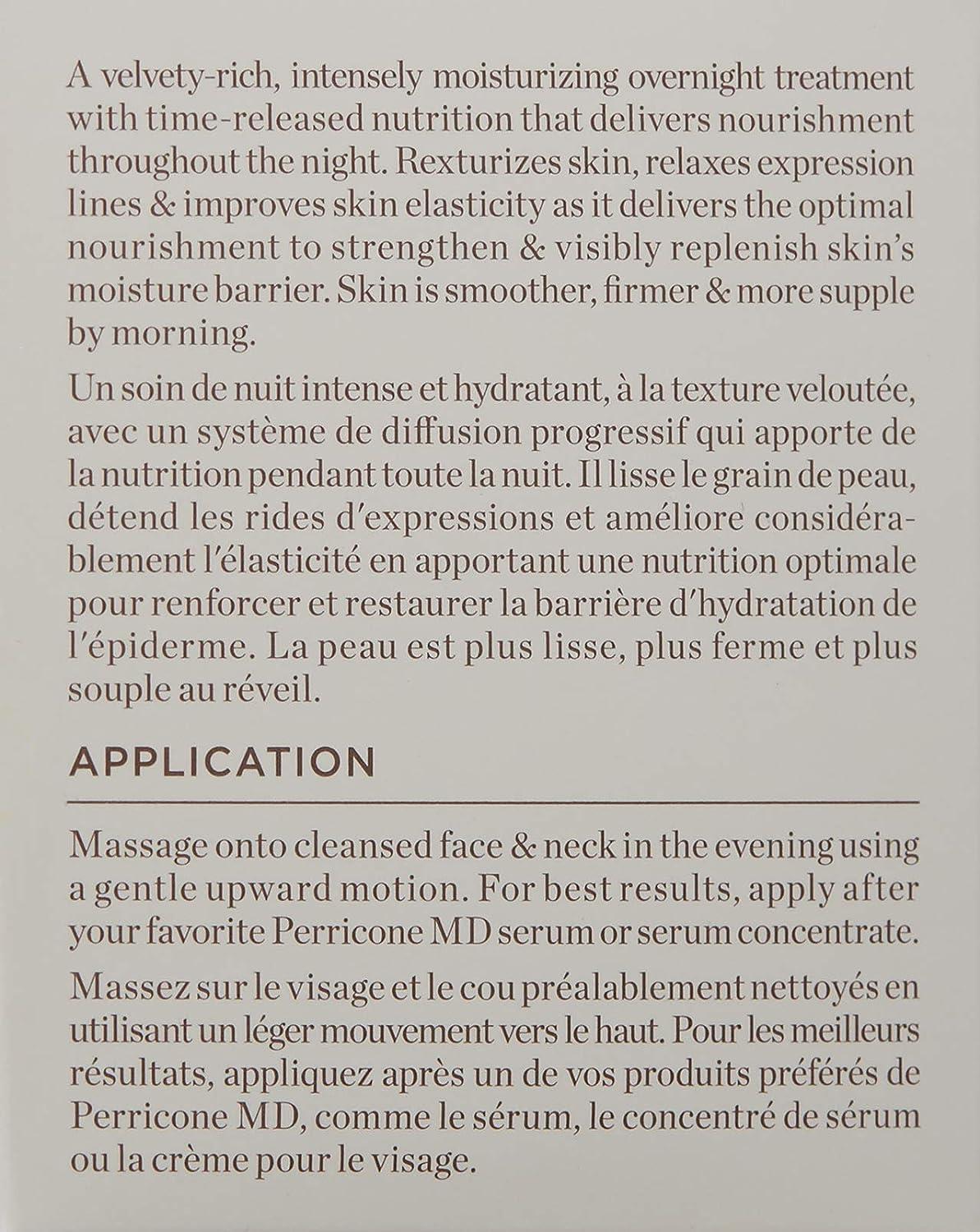 Perricone MD Essential Fx Acyl-Glutathione Intensive Overnight Moisturizer  2 Fl Oz - Revitalize Skin Overnight | Buy Now with Express International  Delivery